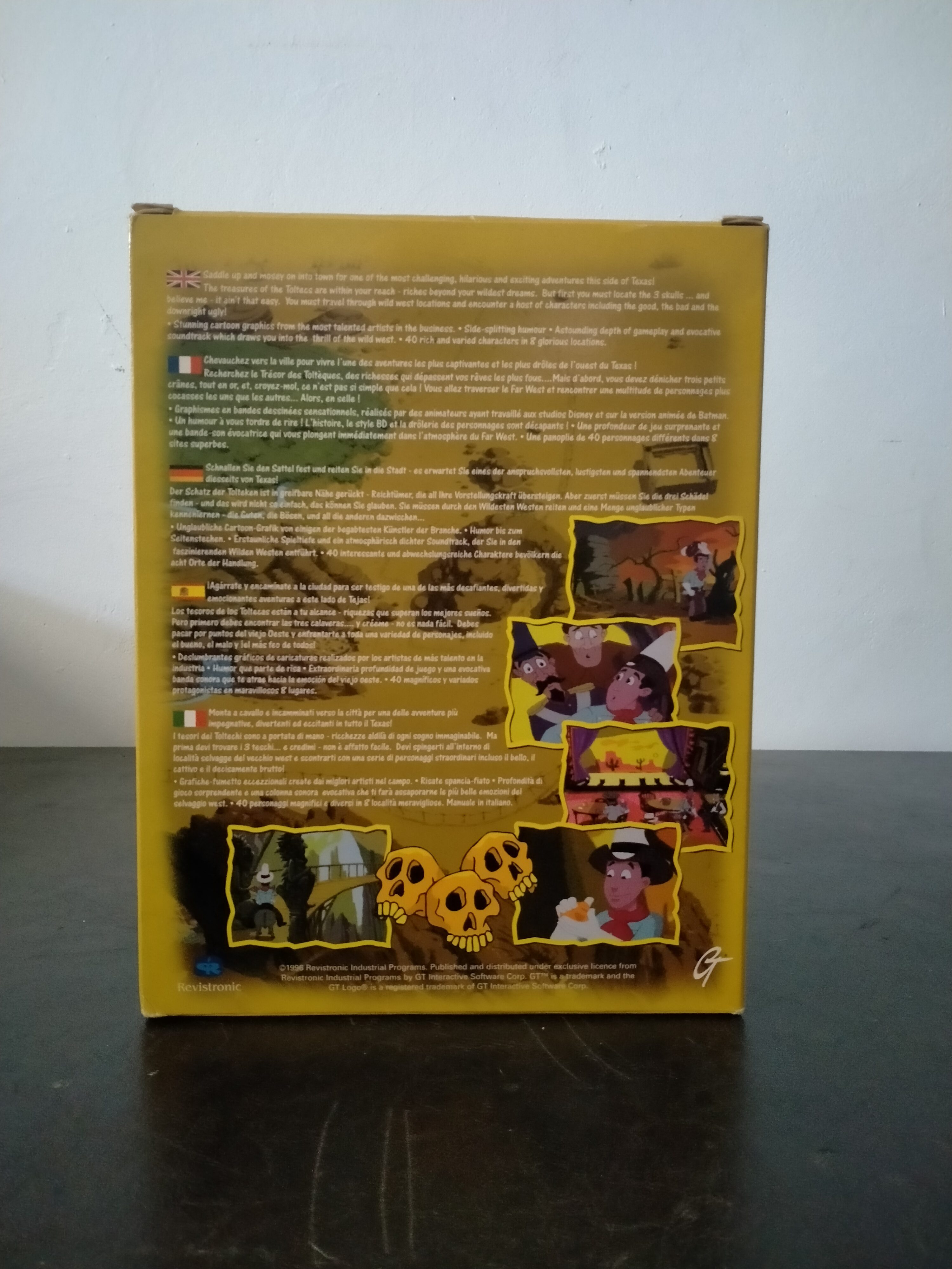 Imagen documental 2 de 3 Skulls of the Toltecs, formato Big Box, para MS-DOS, Windows 95