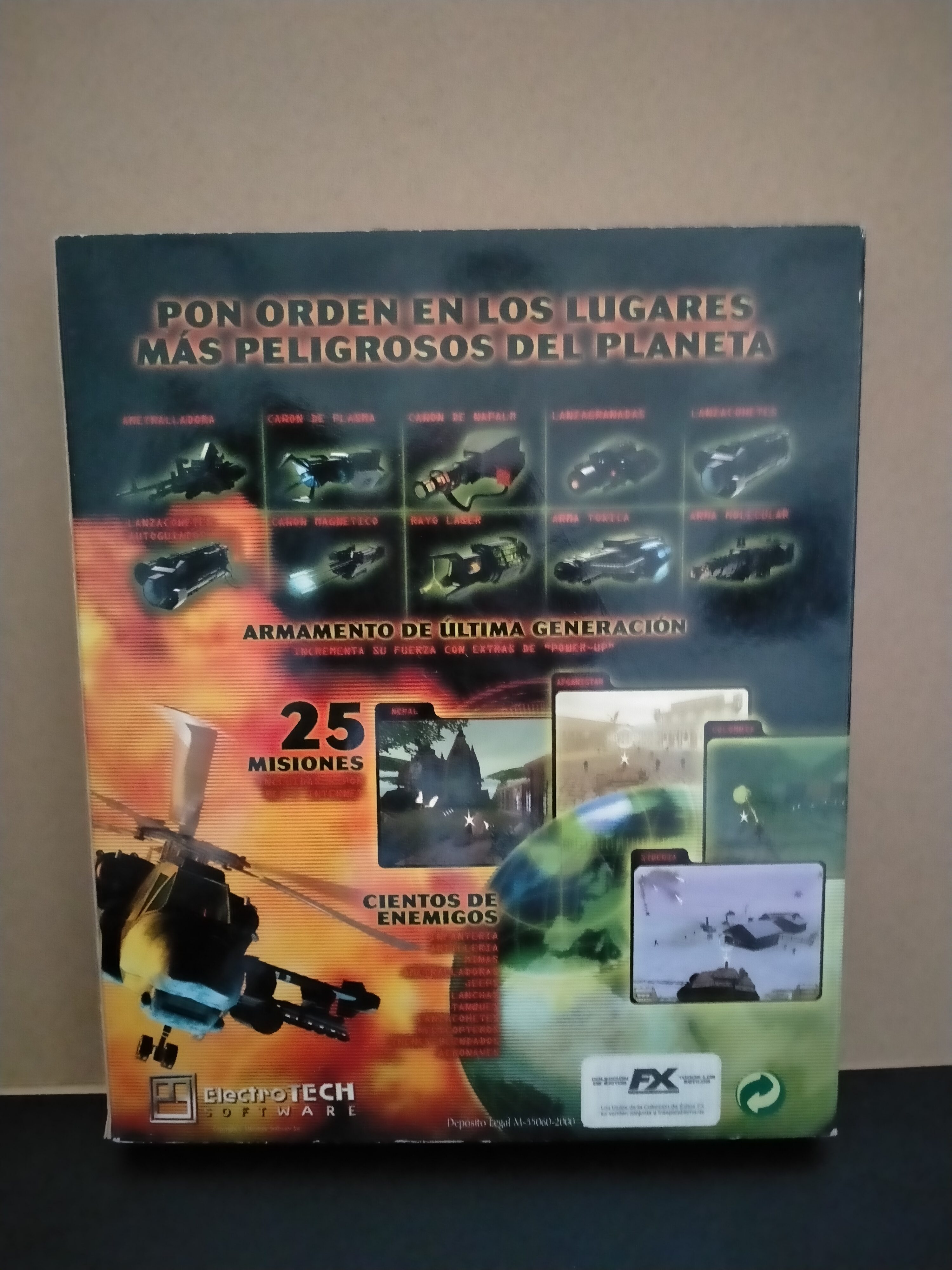 Imagen documental 2 de 3D Power Tank, formato Big Box, para Windows 95, Windows 98, Windows Me