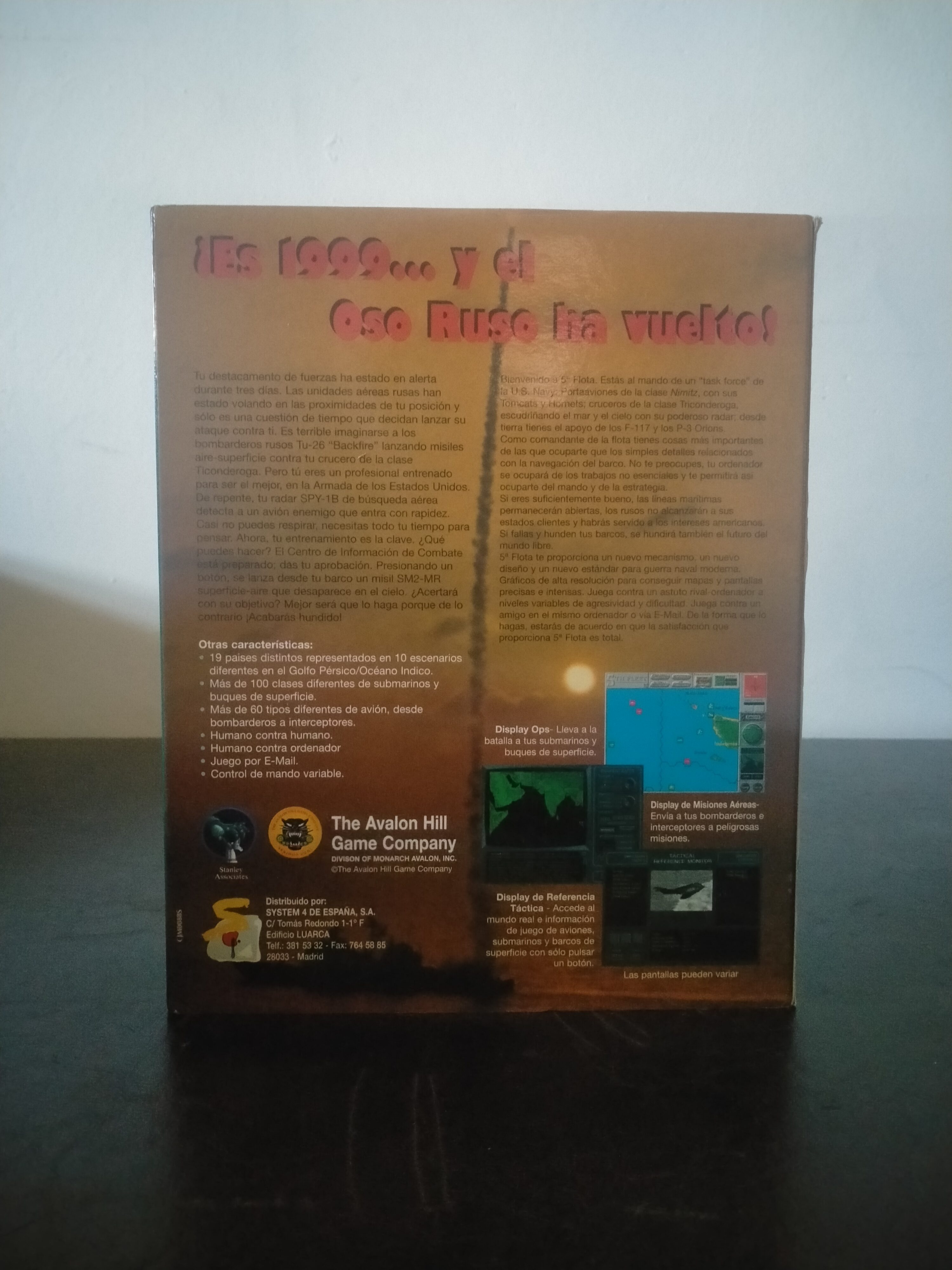 Imagen documental 2 de 5ª Flota, formato Big Box, para MS-DOS, Windows 95