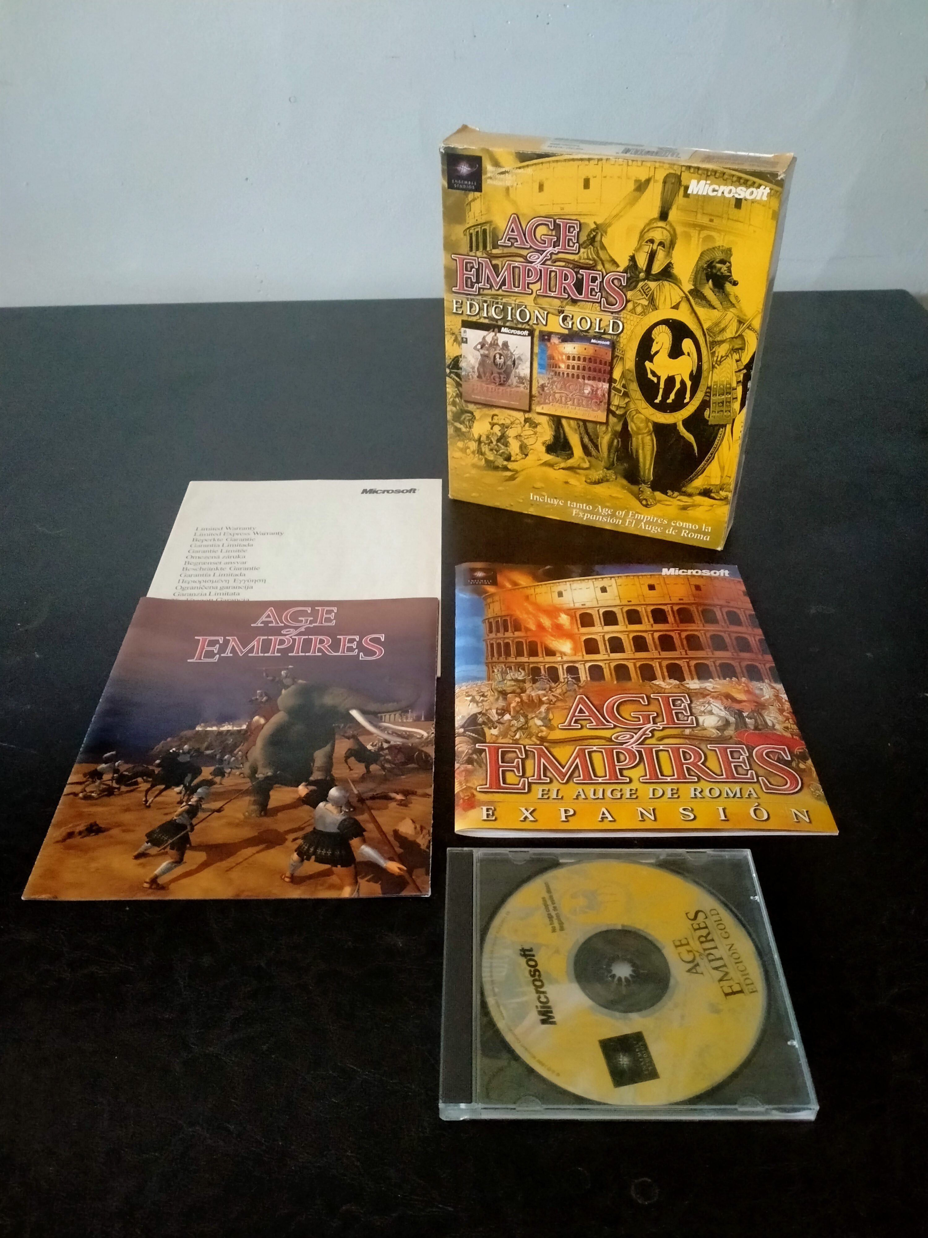 Imagen documental 3 de Age of Empires. Gold Edition, formato Big Box, para Windows 95, Windows 98, Windows NT