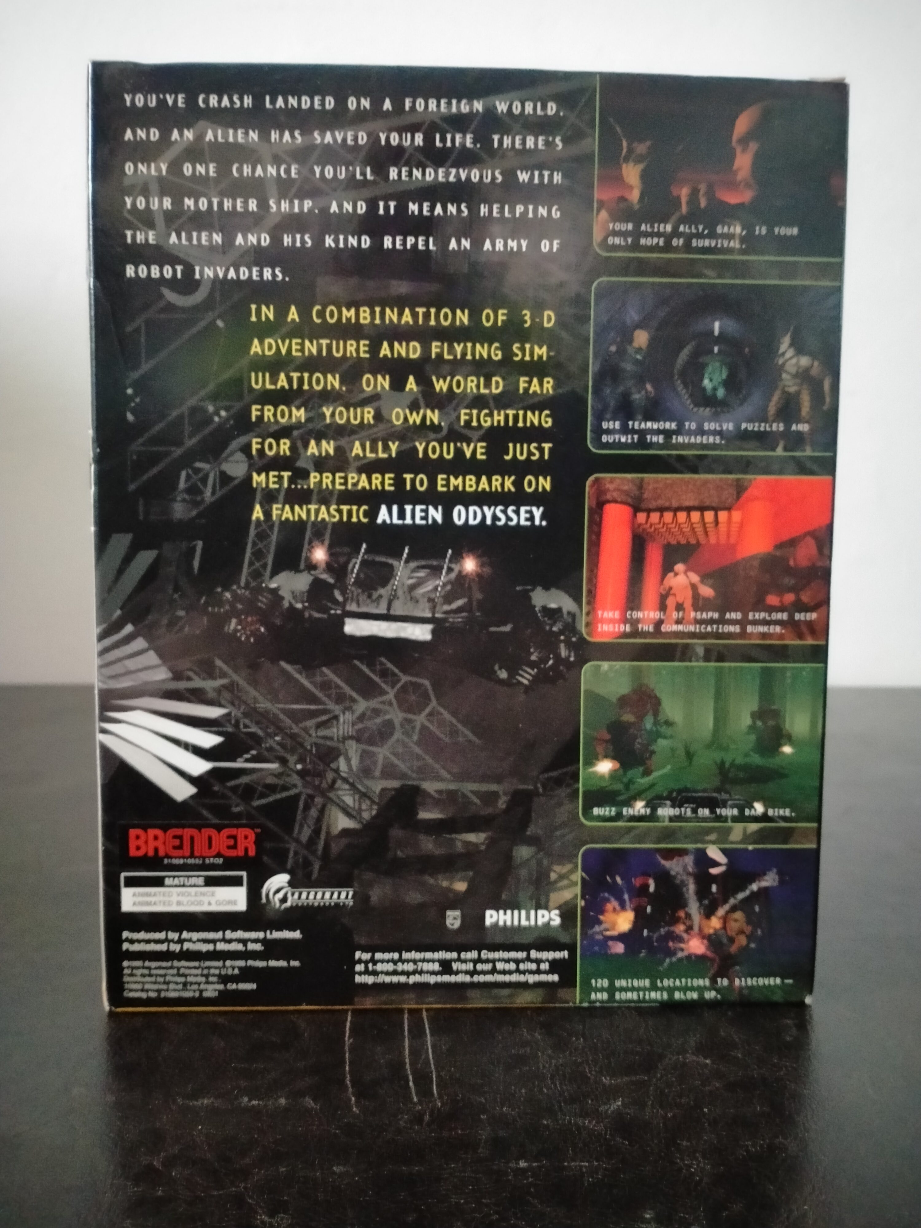 Imagen documental 2 de Alien Odyssey, formato Big Box, para MS-DOS