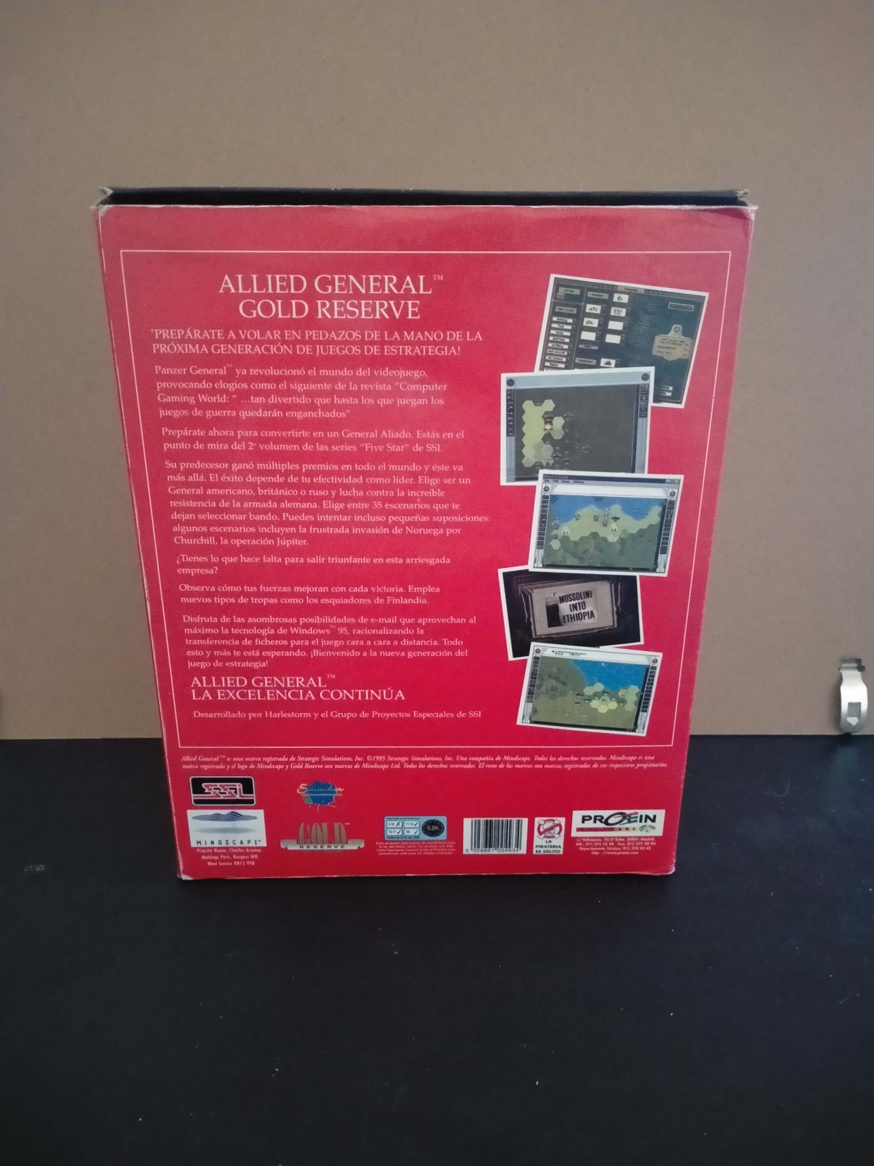 Imagen documental 2 de Allied General (Gold Reserve), formato Big Box, para Win3.x, Windows 95, Windows 98