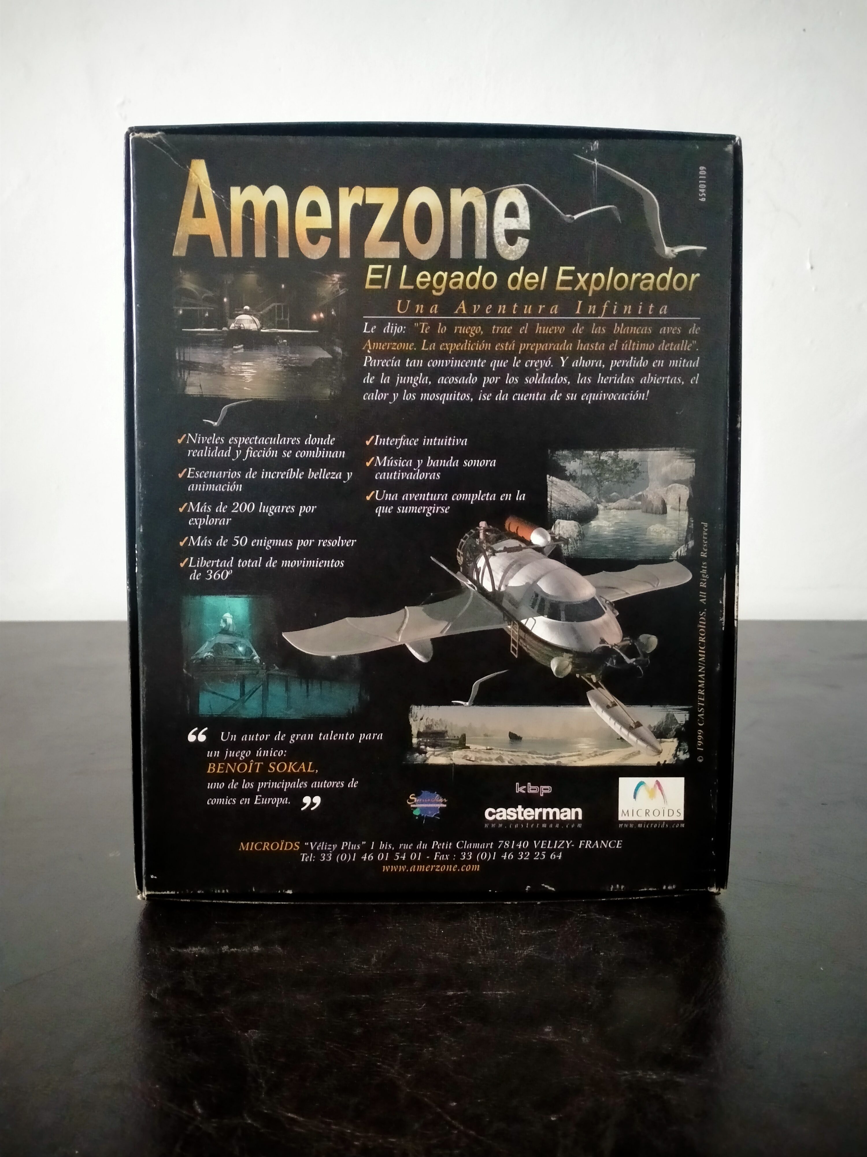 Imagen documental 2 de Amerzone: El legado del explorador, formato Big Box, para Windows 95, Windows 98