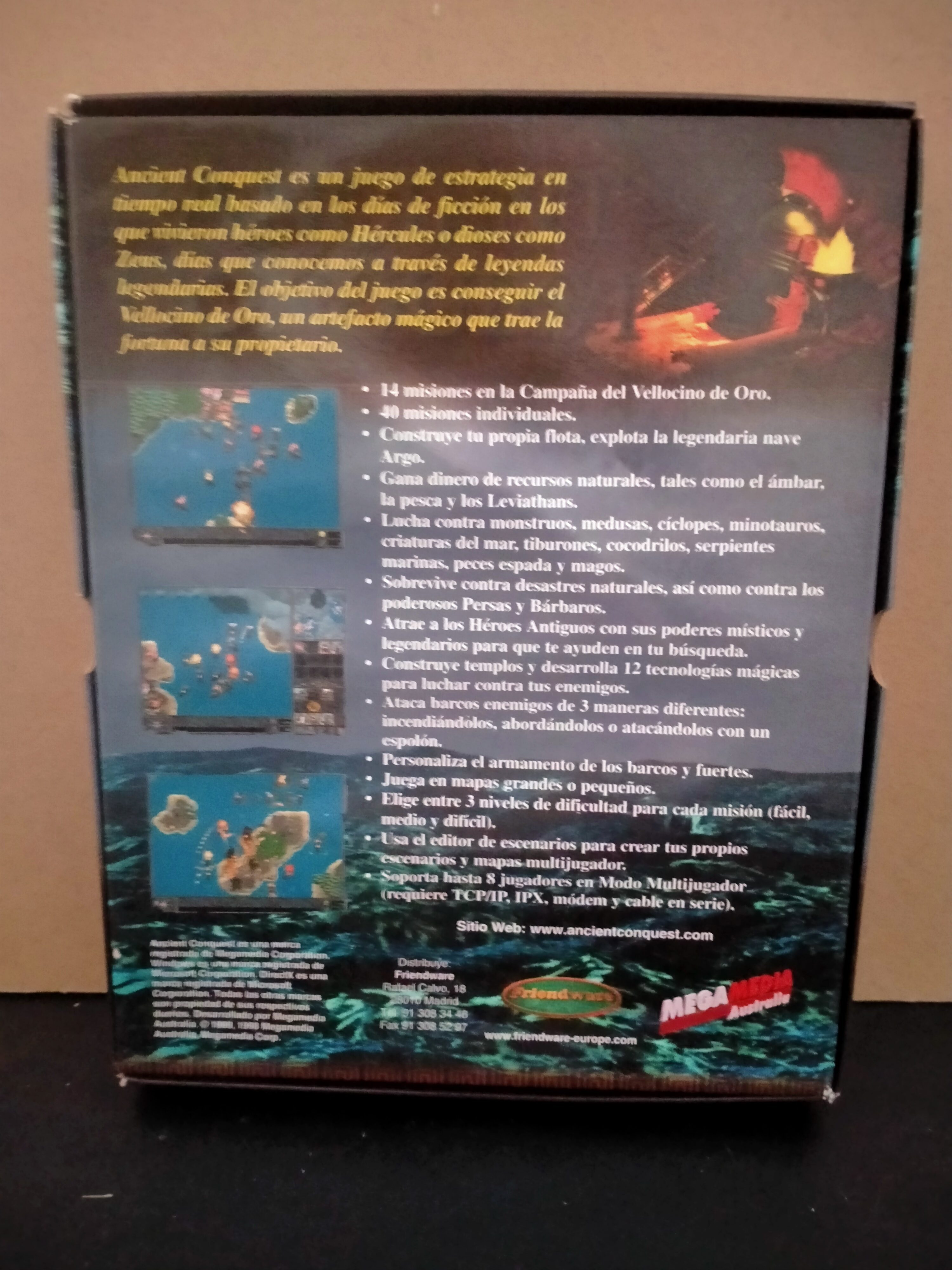 Imagen documental 2 de Ancient Conquest, formato Big Box, para Windows 95, Windows 98