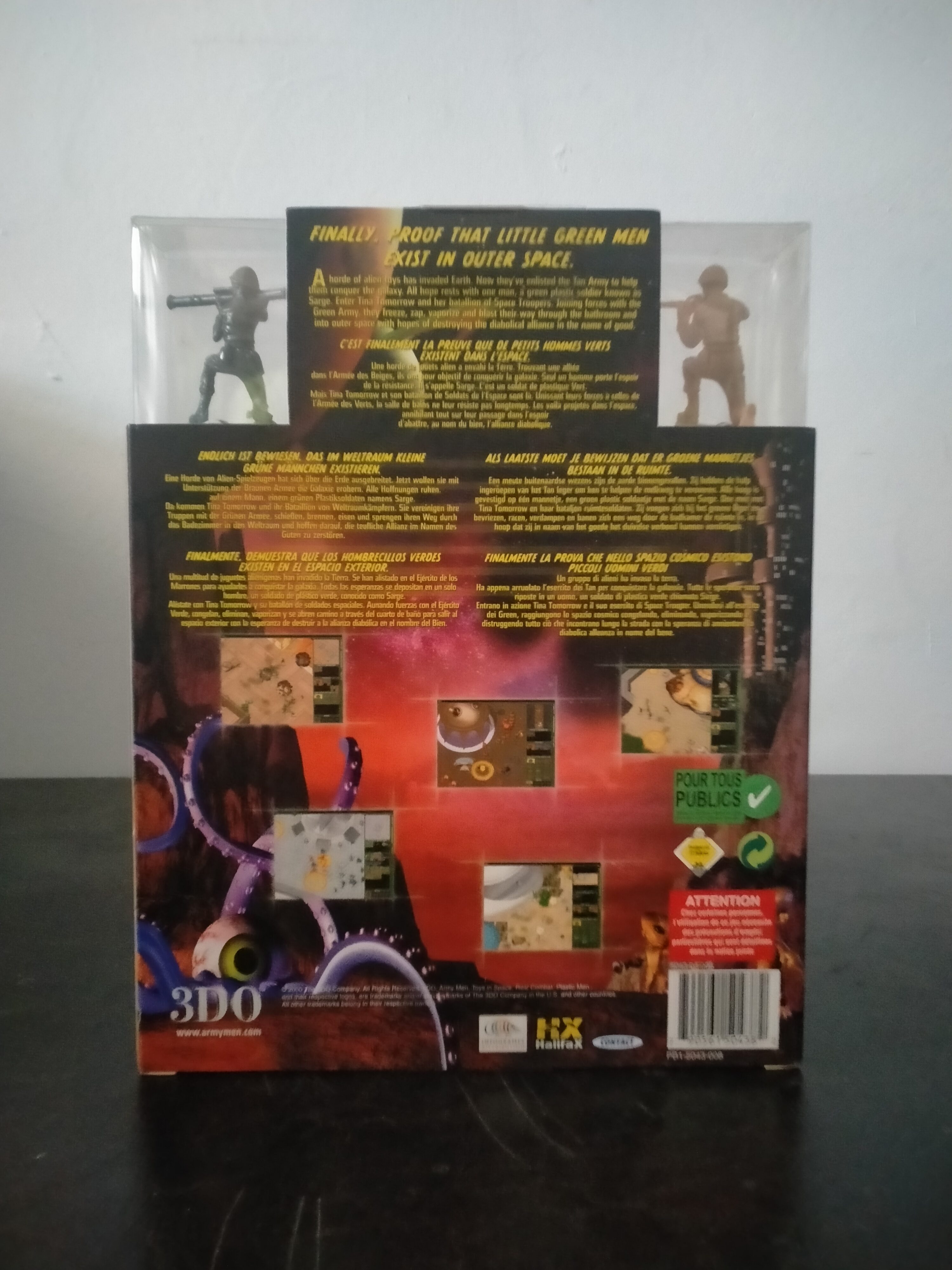 Imagen documental 2 de Army Men: In Space, formato Big Box, para Windows 95, Windows 98