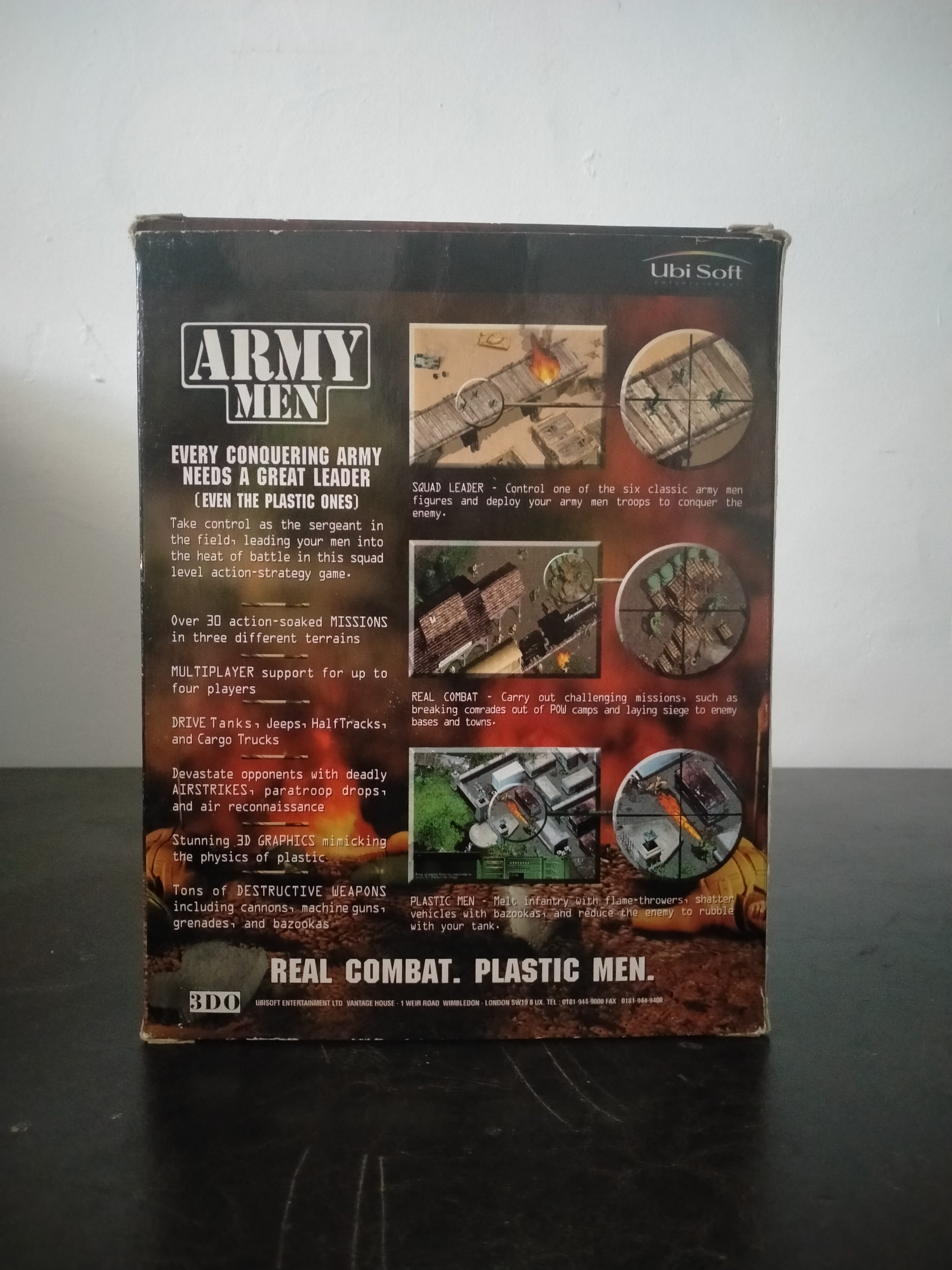 Imagen documental 2 de Army Men: Real Combat. Plastic Men, formato Big Box, para Windows 95, Windows 98