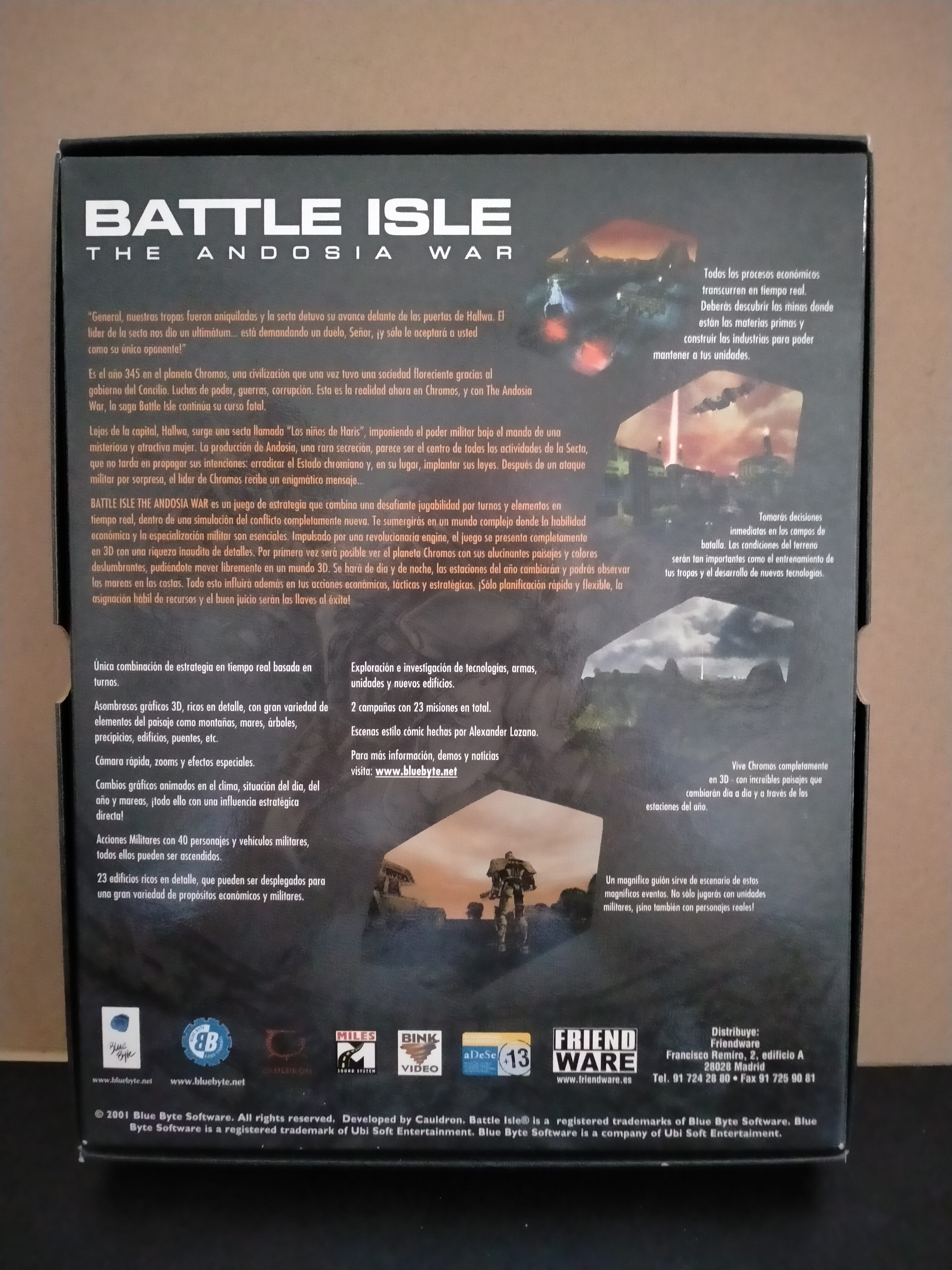 Imagen documental 2 de Battle Isle: The Andosia War, formato Big Box, para Windows 95, Windows 98, Win2000