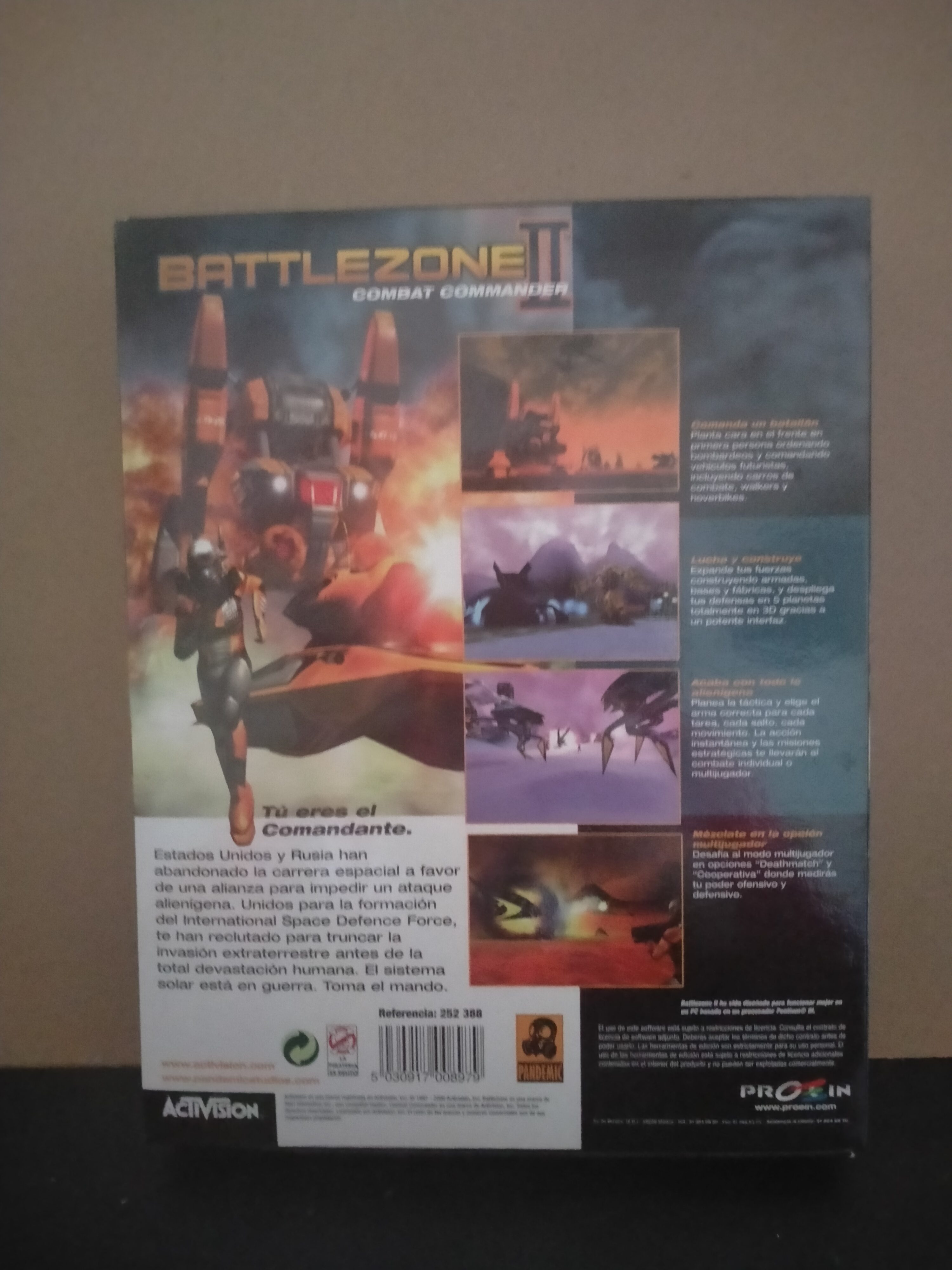 Imagen documental 2 de Battlezone II: Combat Commander, formato Big Box, para Windows 95, Windows 98, Windows Me