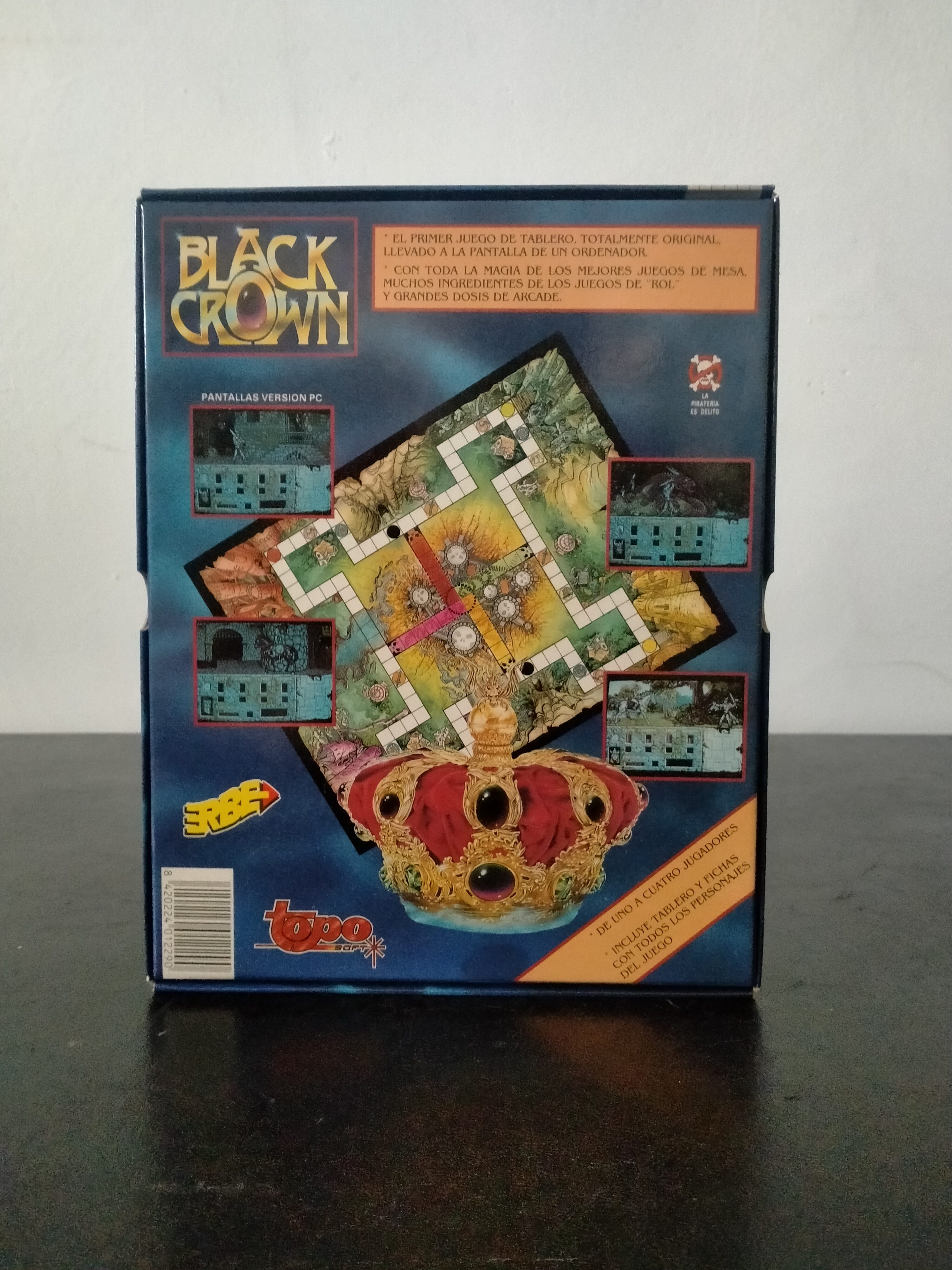 Imagen documental 2 de Black Crown, formato Big Box, para MS-DOS