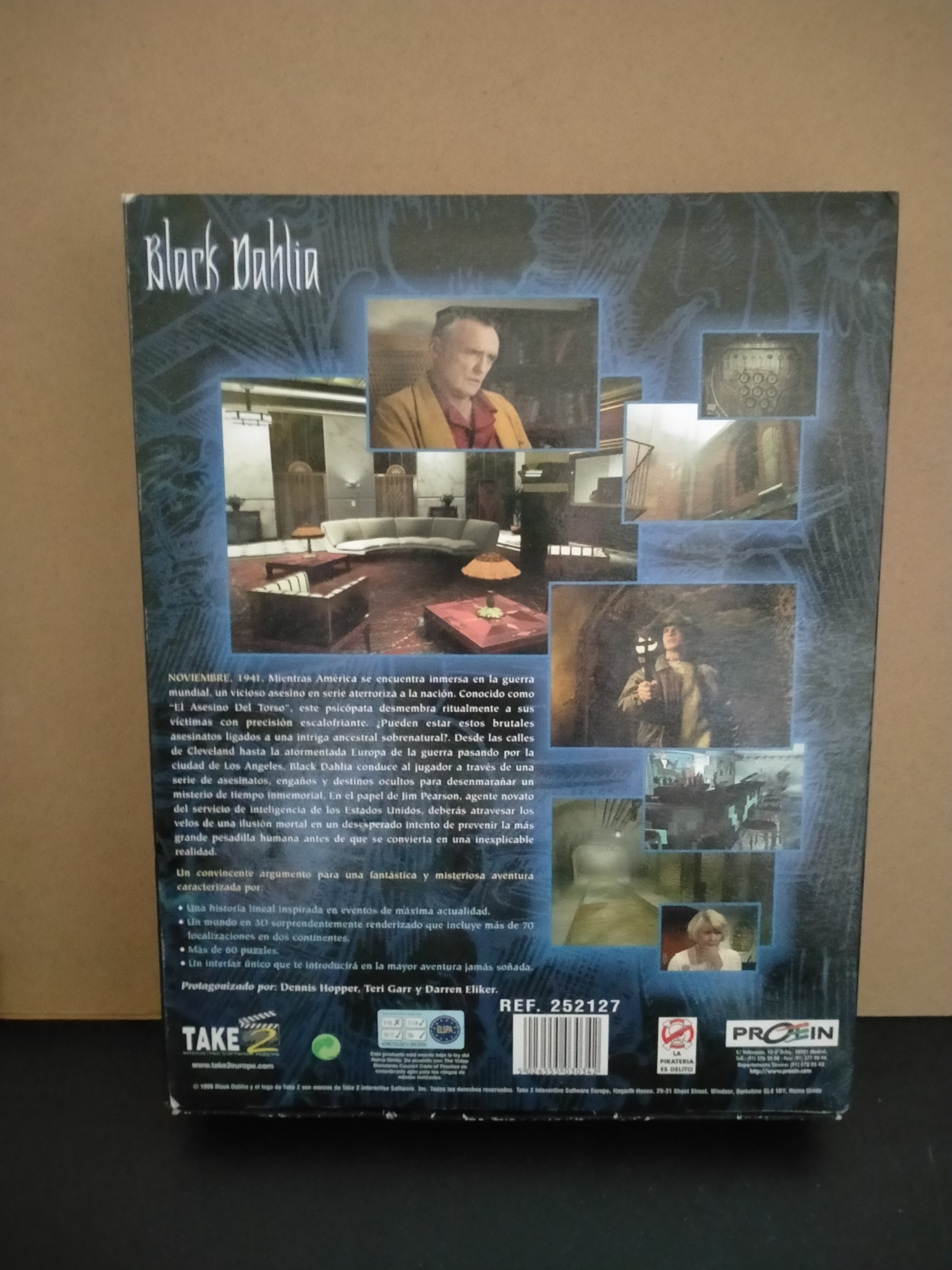 Imagen documental 2 de Black Dahlia, formato Big Box, para Windows 95, Windows 98, Windows NT