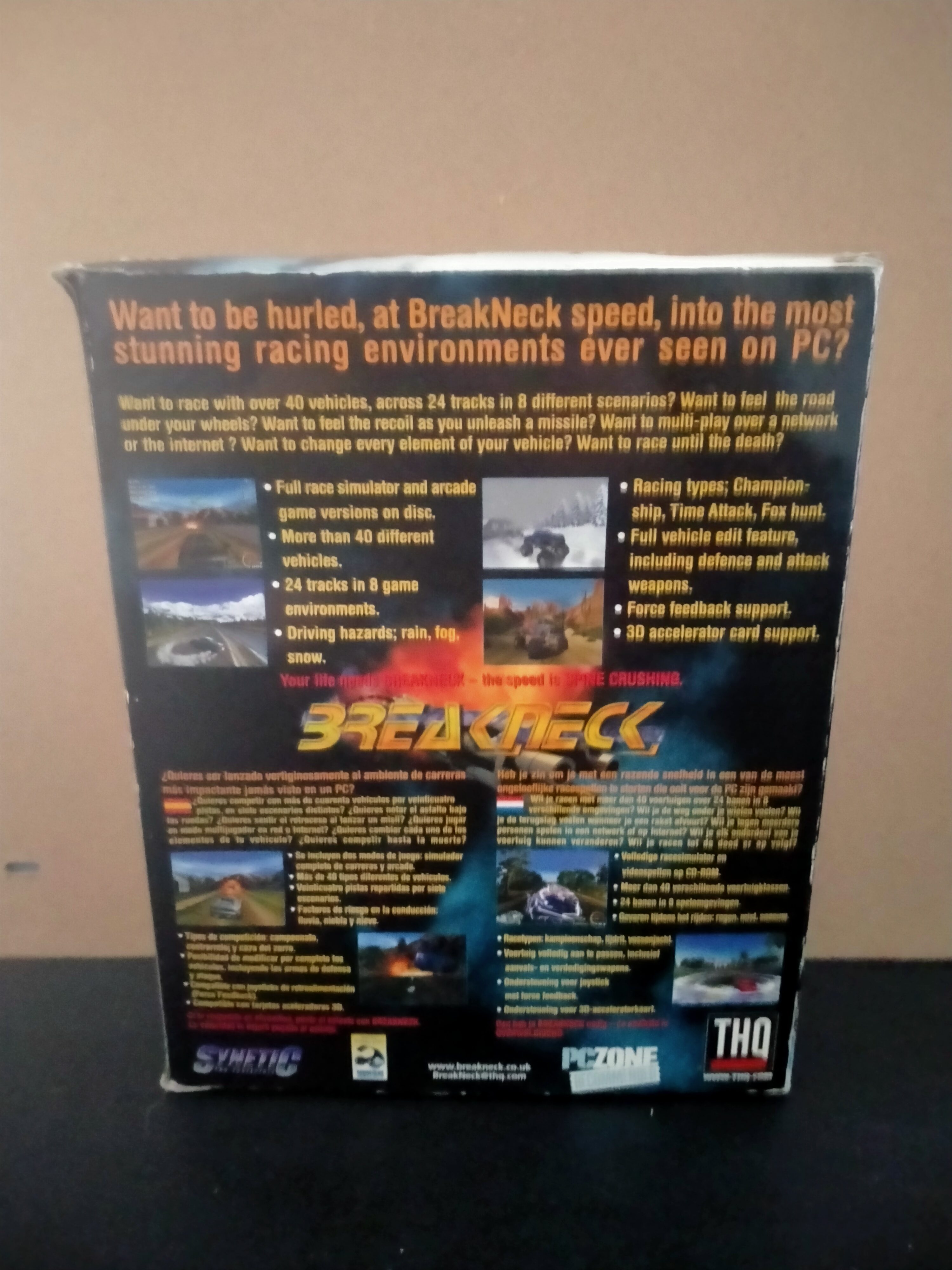 Imagen documental 2 de BreakNeck, formato Big Box, para Windows 95, Windows 98, Windows Me