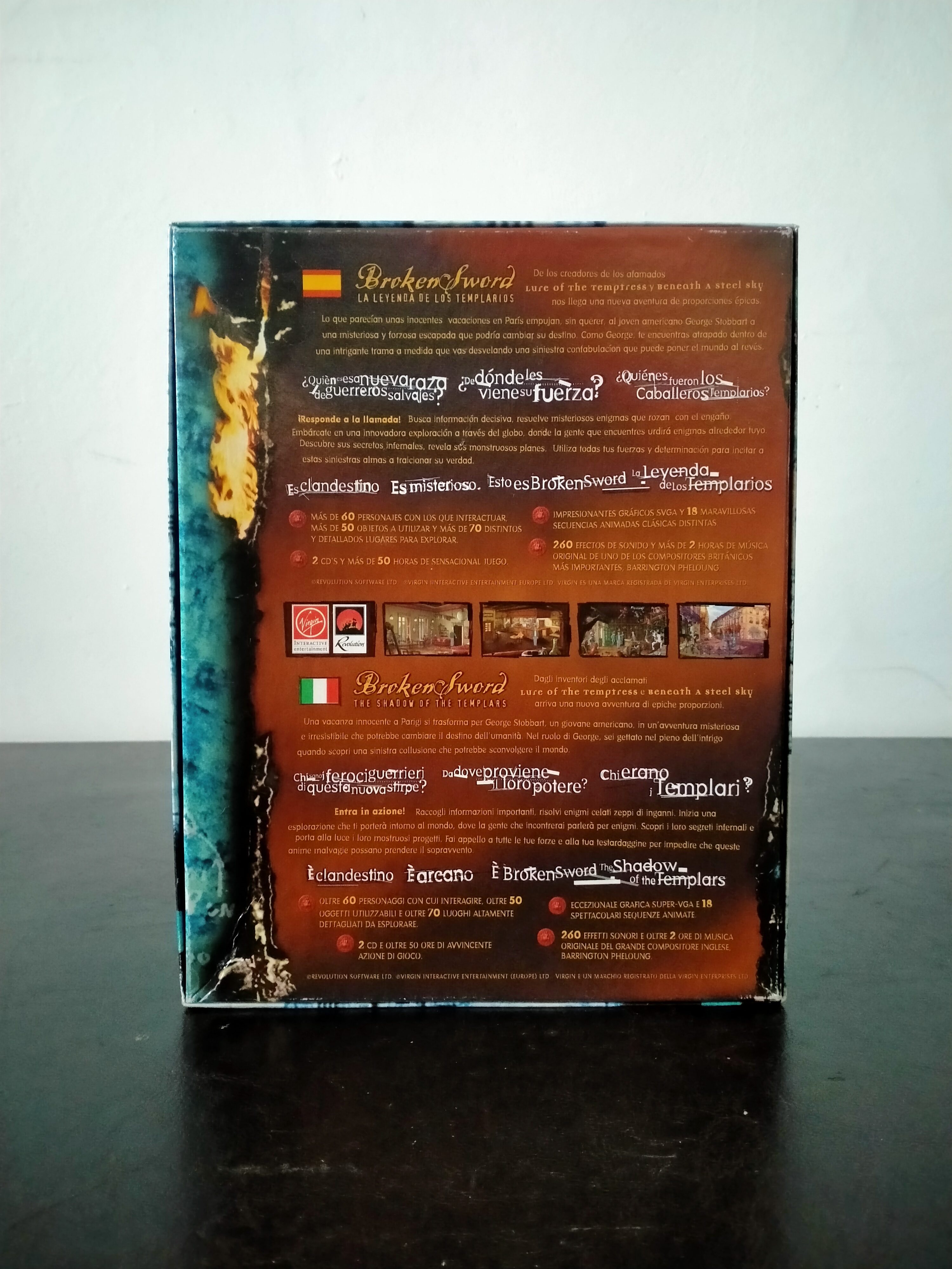 Imagen documental 2 de Broken Sword: La Leyenda de los Templarios, formato Big Box, para Windows 95