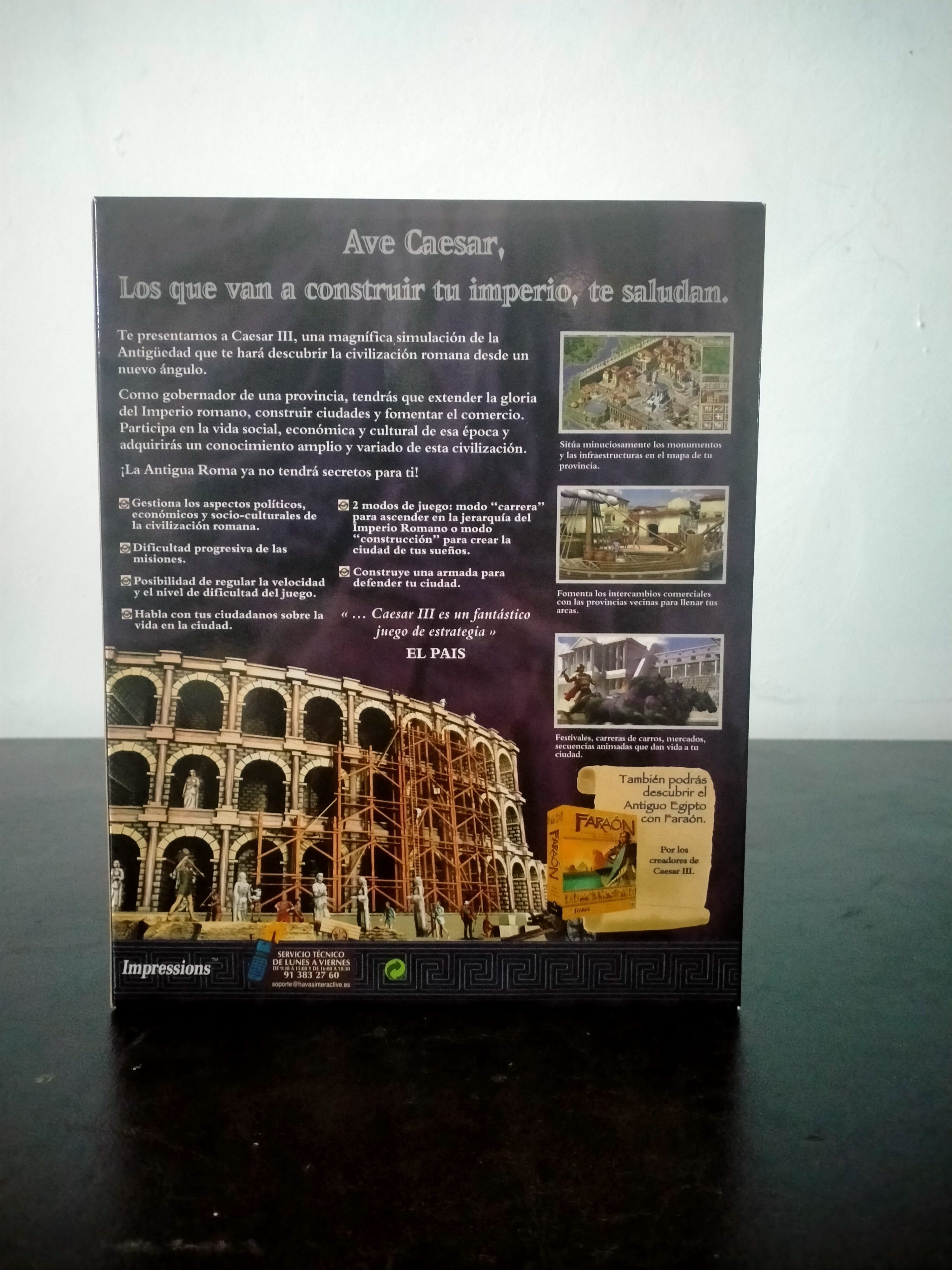 Imagen documental 2 de Caesar III, formato Big Box, para Windows 95, Windows 98