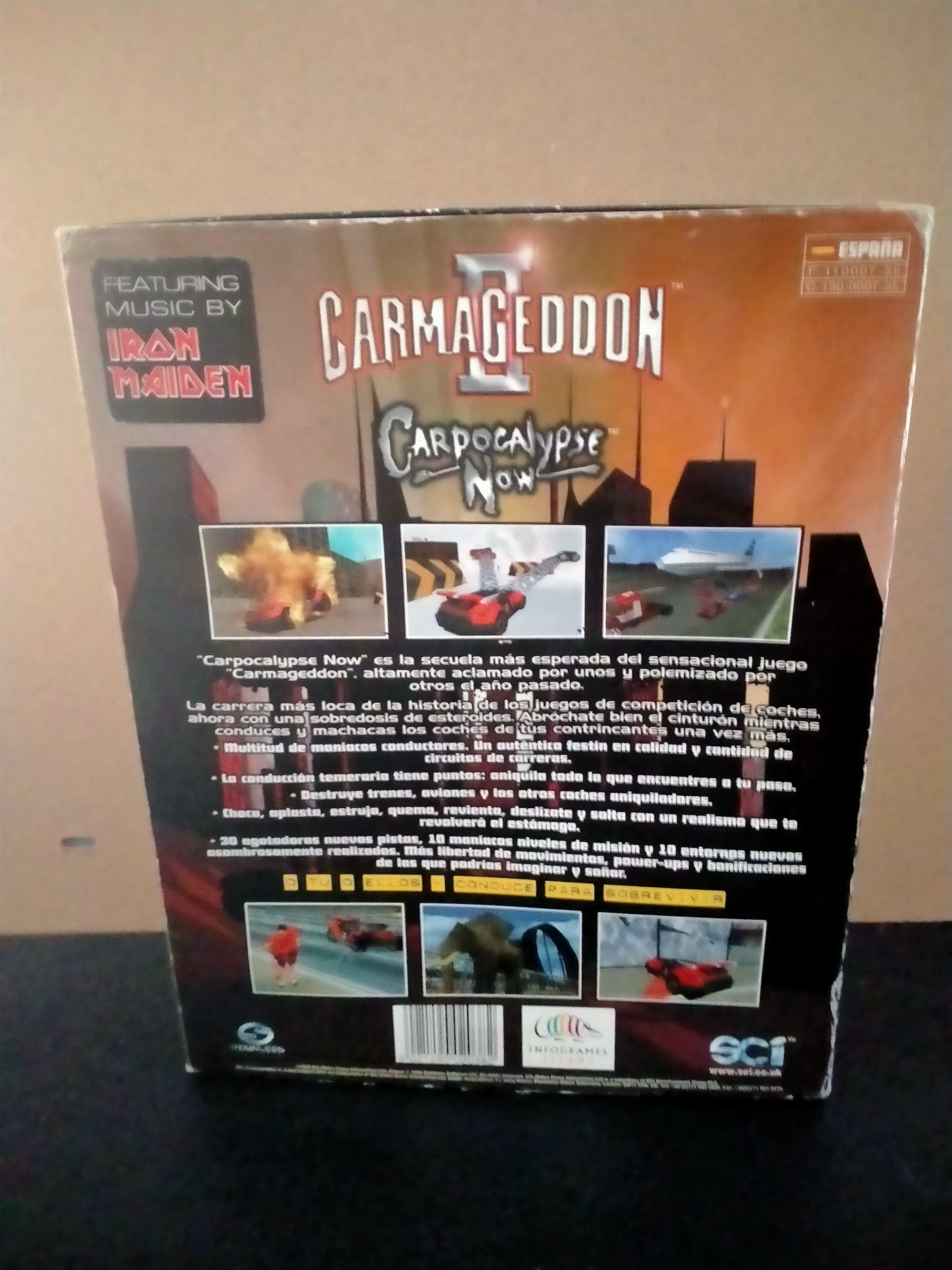 Imagen documental 2 de Carmageddon II: Carpocalypse Now, formato Big Box, para Windows 95, Windows 98, Windows Me