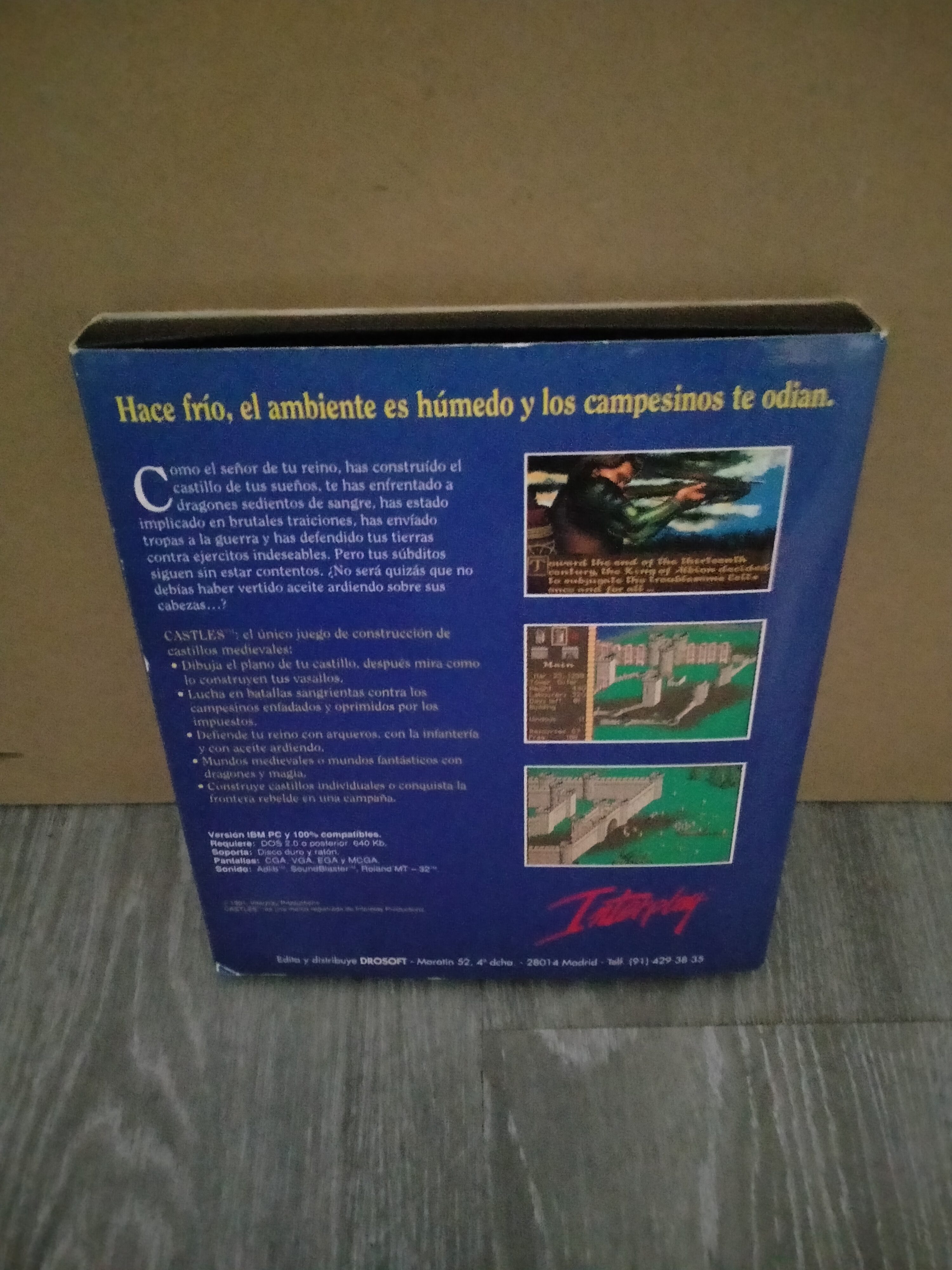 Imagen documental 2 de Castles, formato Big Box, para MS-DOS