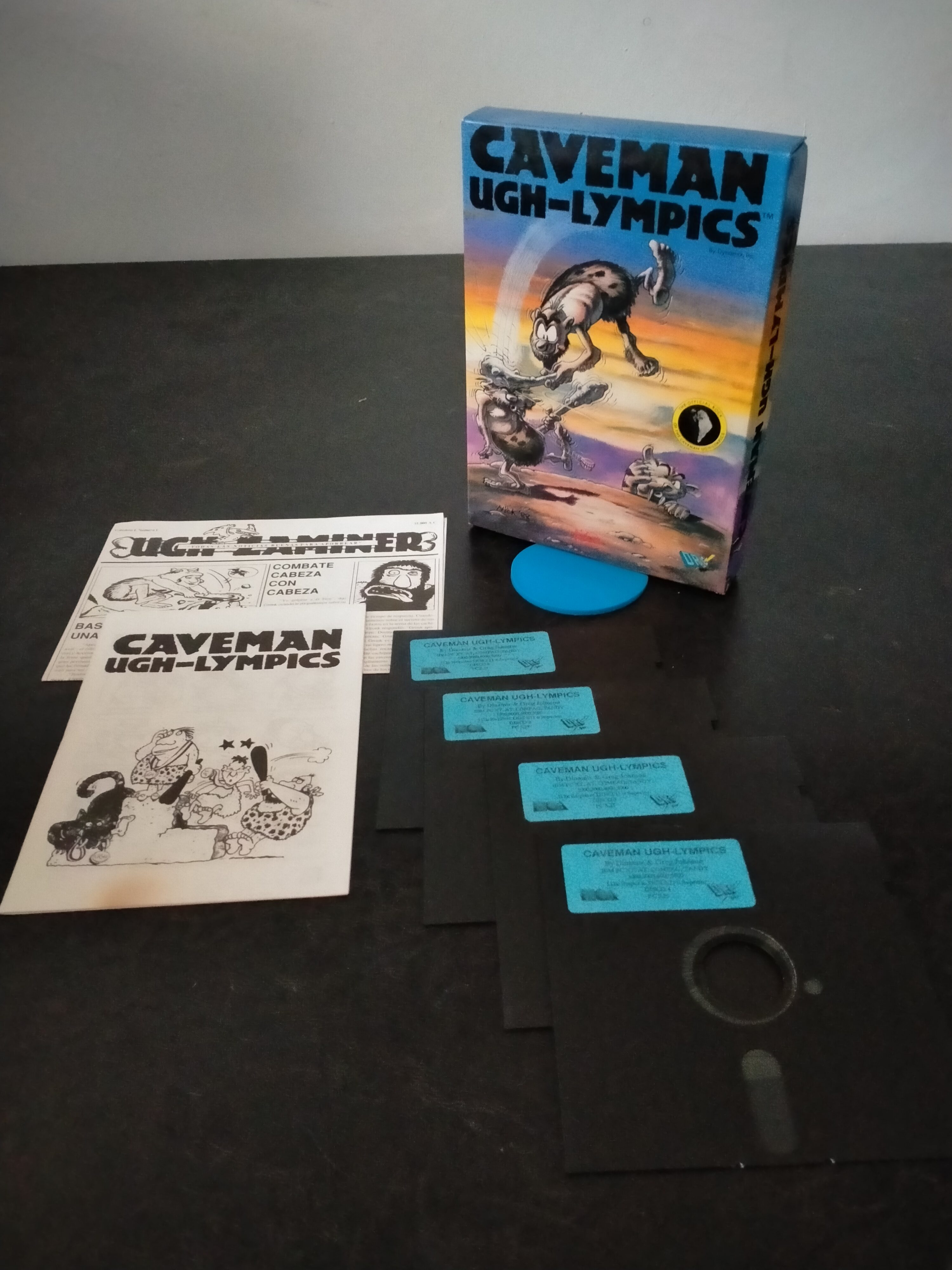 Imagen documental 3 de Caveman Ugh-Lympics, formato Big Box, para MS-DOS