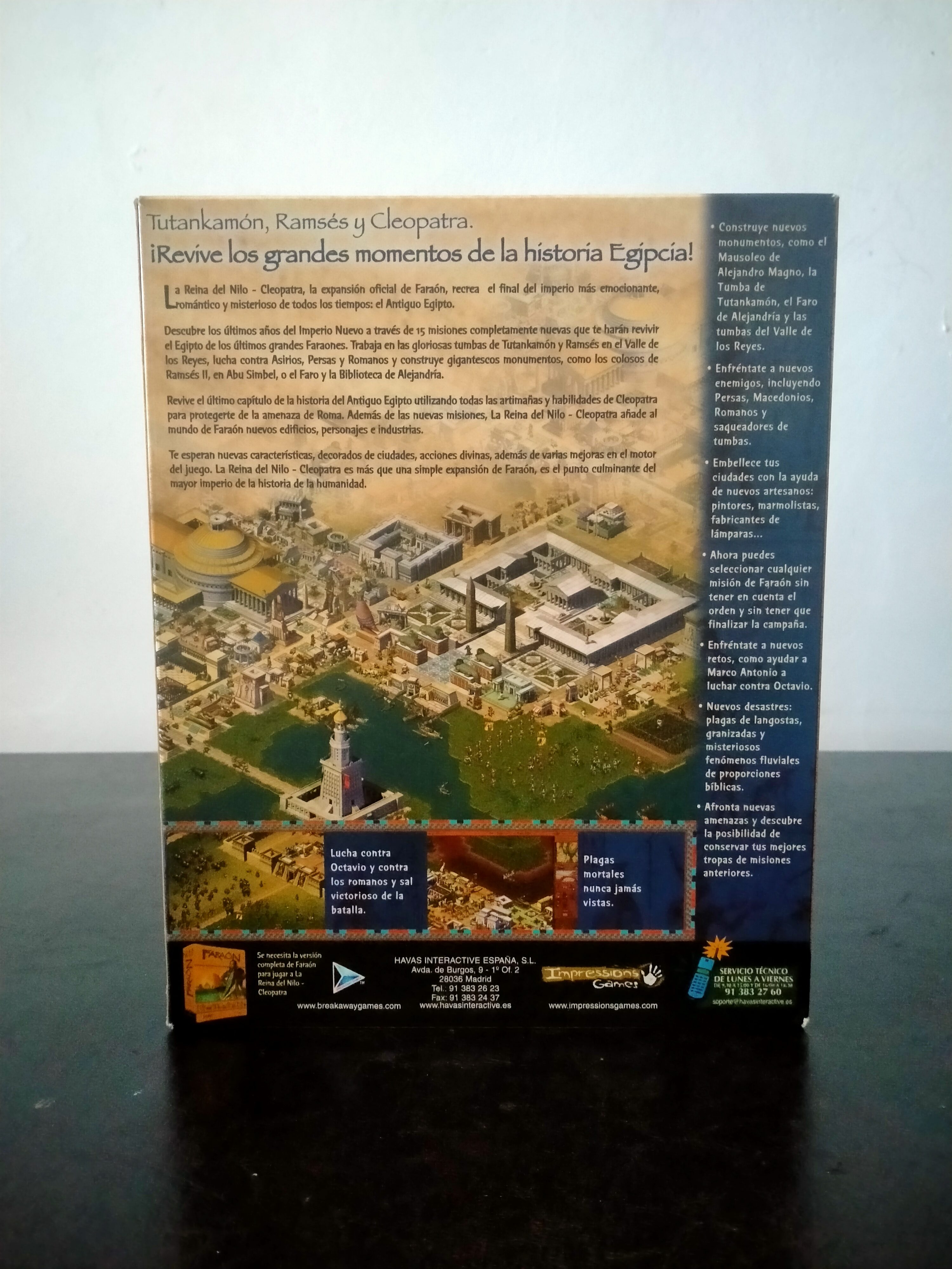 Imagen documental 2 de Cleopatra: La Reina del Nilo, formato Big Box, para Windows 95, Windows 98