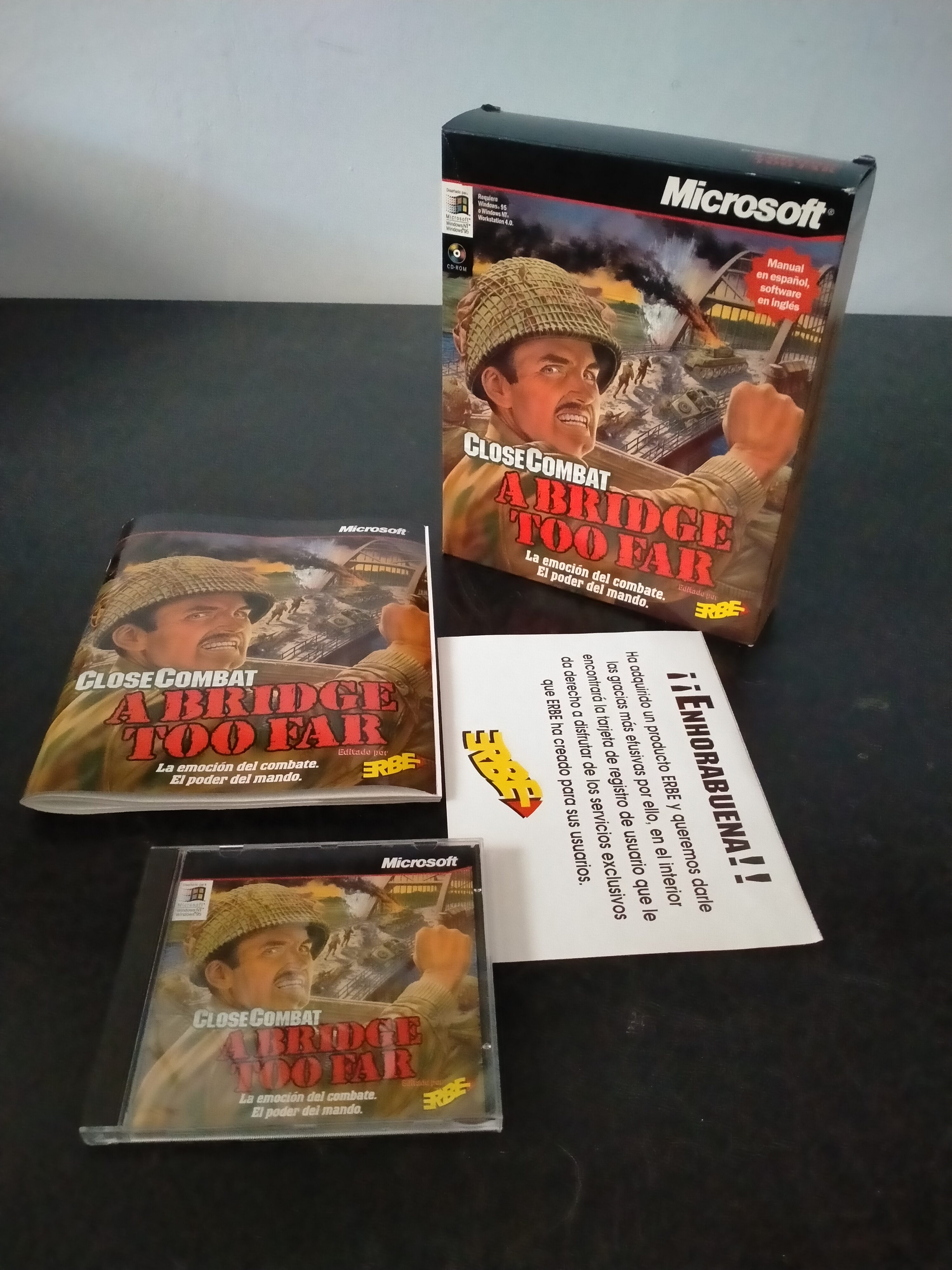 Imagen documental 3 de Close Combat: A Bridge Too Far, formato Big Box, para Windows 95, Windows NT