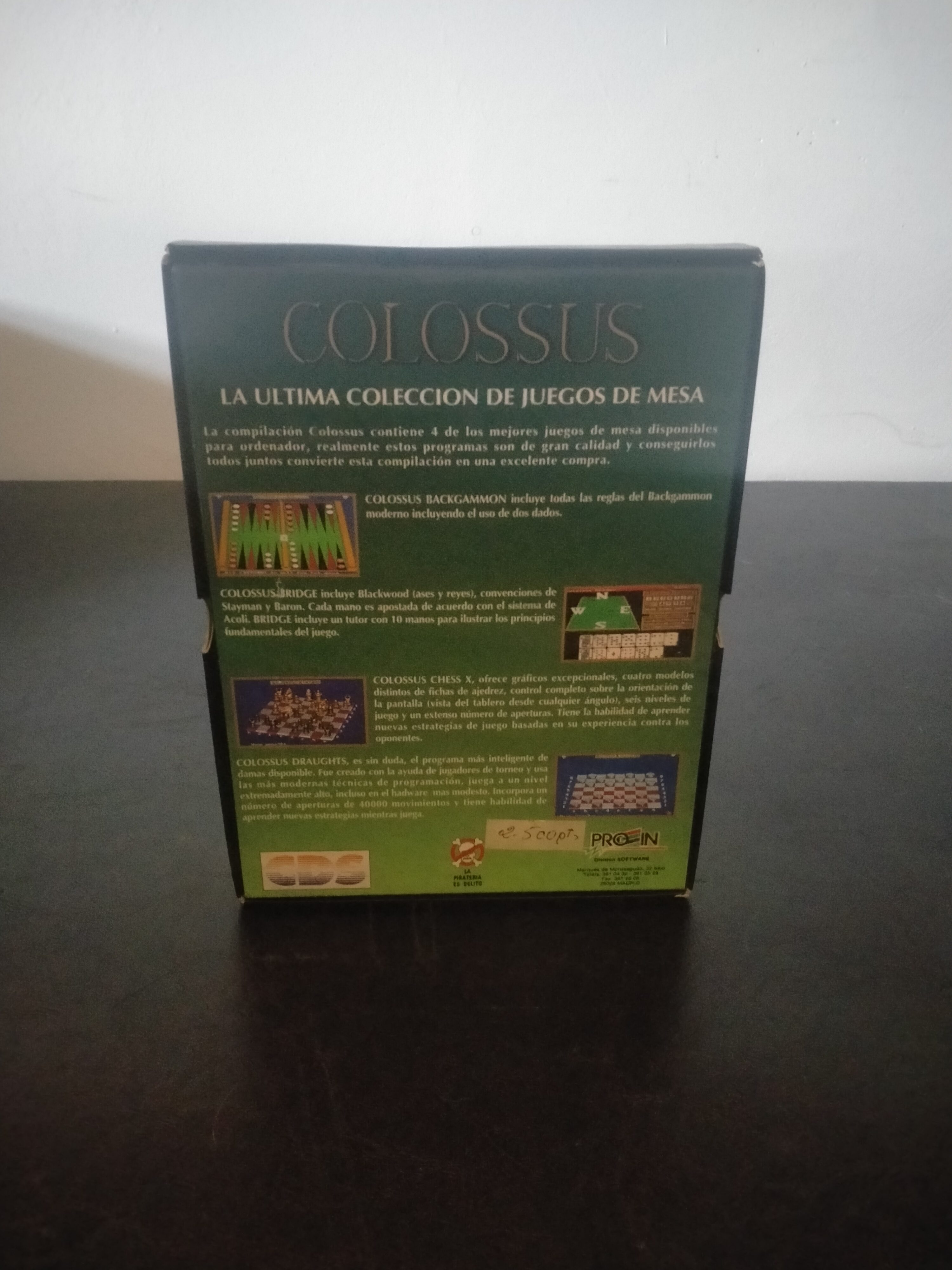 Imagen documental 2 de Colossus, formato Big Box, para MS-DOS