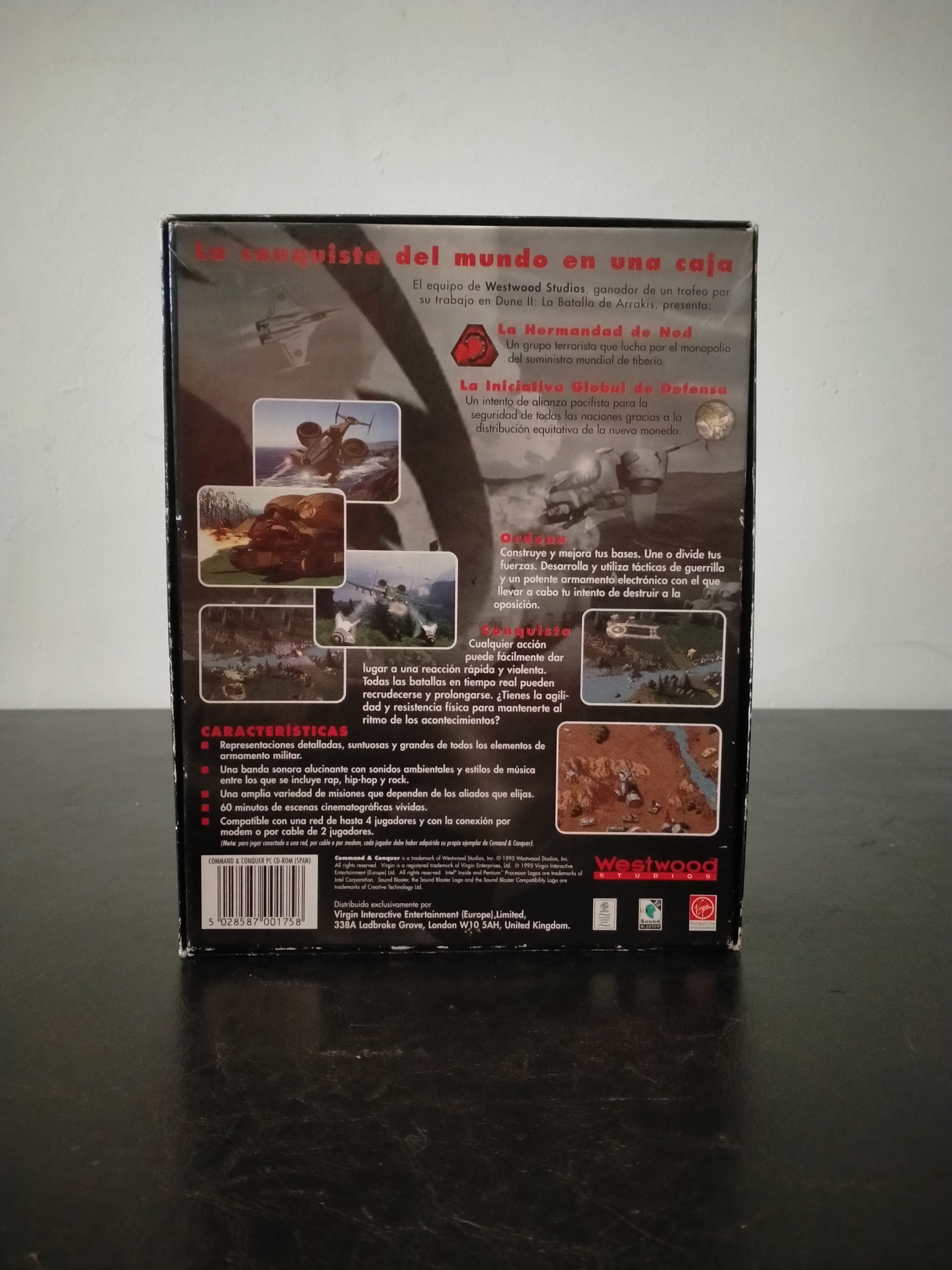Imagen documental 2 de Command & Conquer, formato Big Box, para MS-DOS, Windows 95
