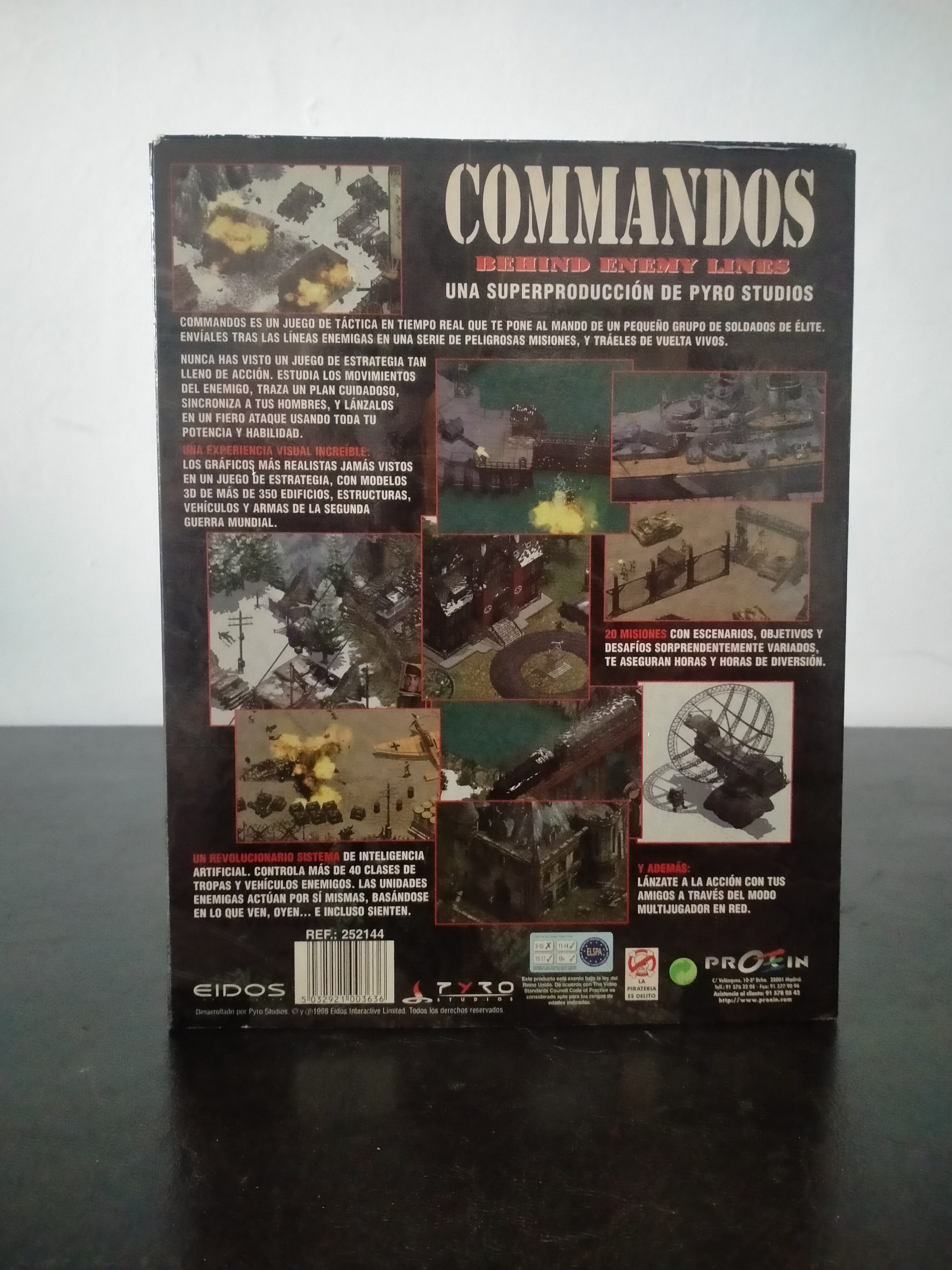 Imagen documental 2 de Commandos: Behind Enemy Lines, formato Big Box, para Windows 95, Windows 98