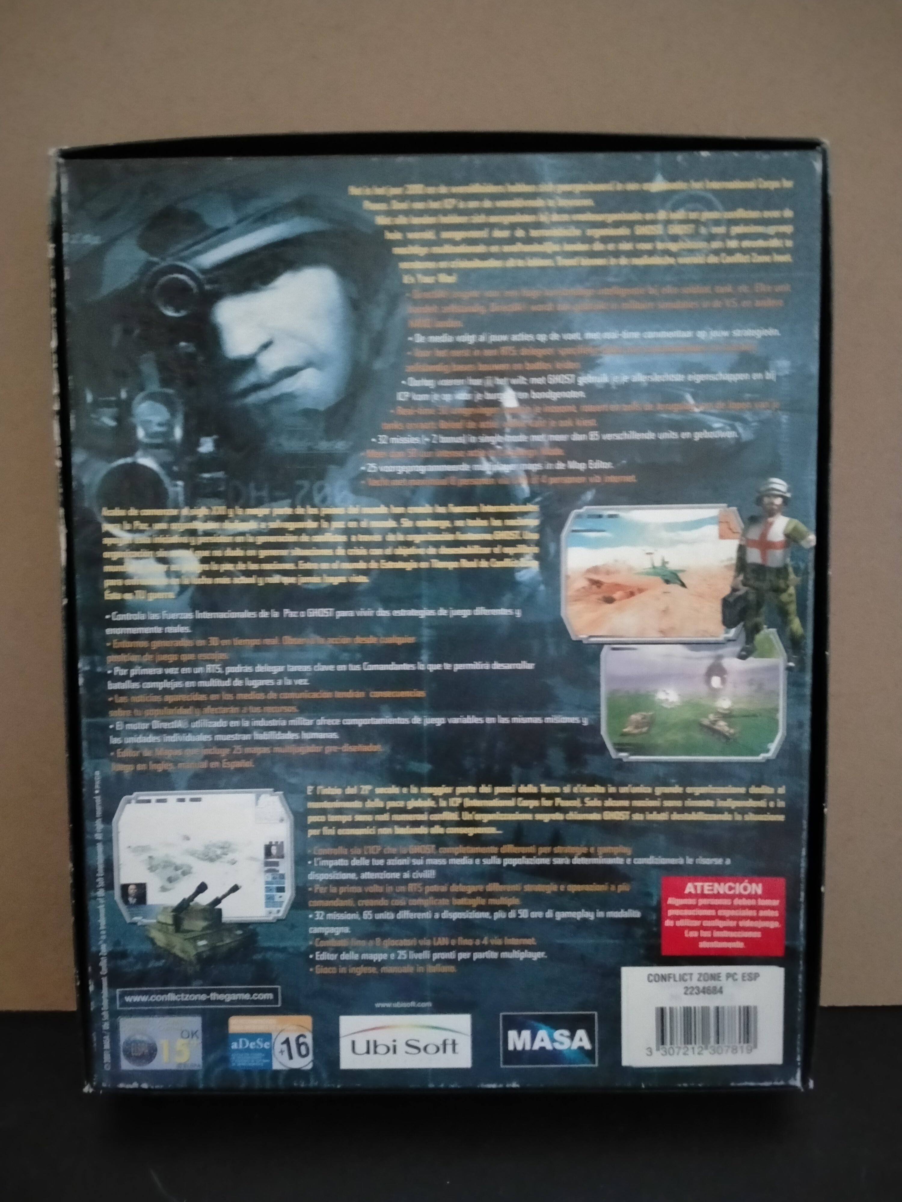 Imagen documental 2 de Conflict Zone, formato Big Box, para Windows 95, Windows 98, Windows NT