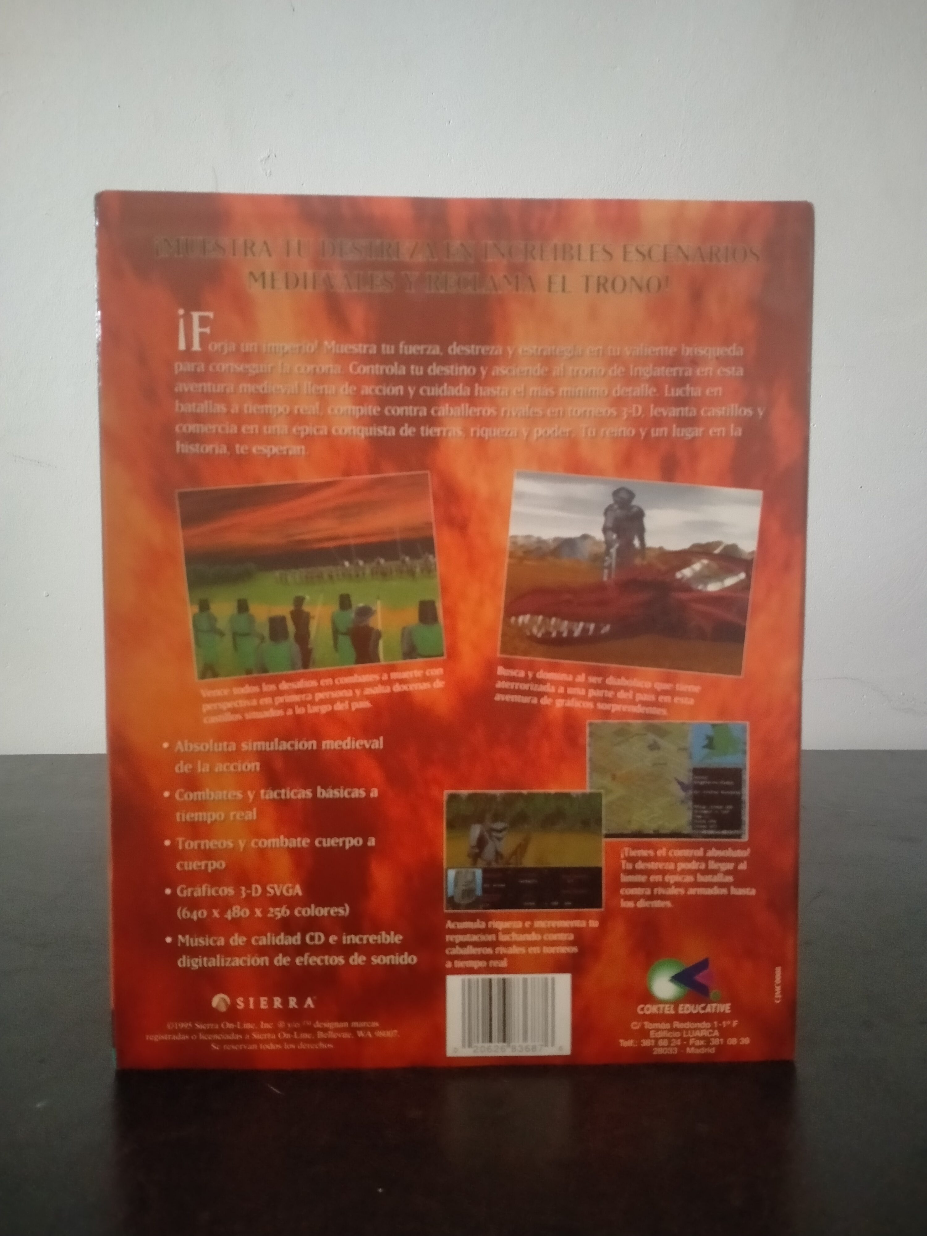 Imagen documental 2 de Conqueror: A.D. 1086, formato Big Box, para MS-DOS, Windows 95