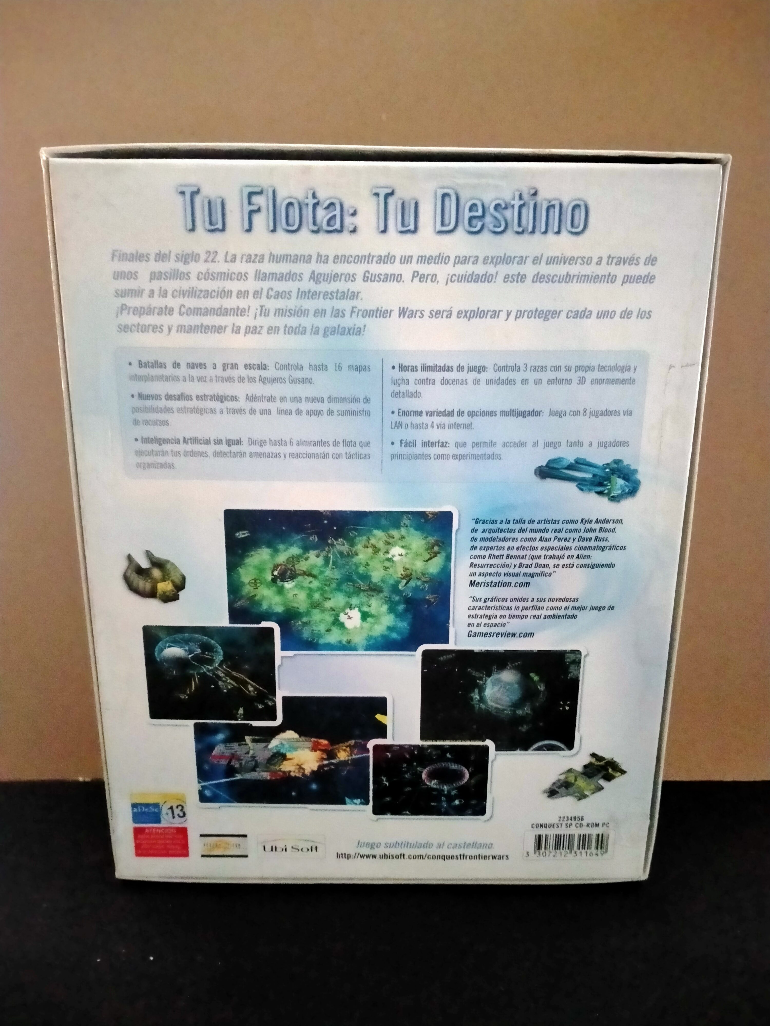Imagen documental 2 de Conquest: Frontier Wars, formato Big Box, para Windows 95, Windows 98, Windows Me