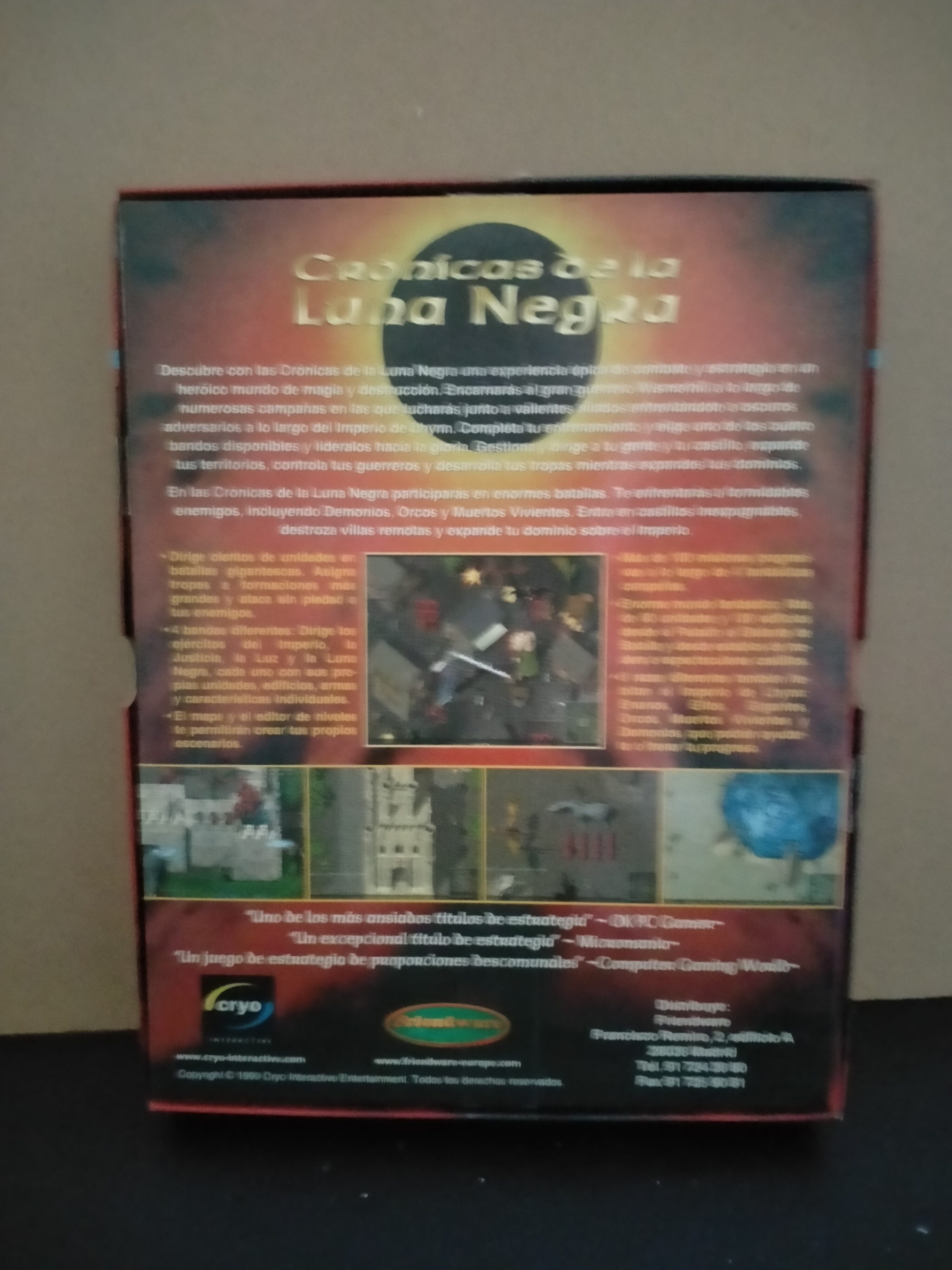 Imagen documental 2 de Crónicas de la Luna Negra, formato Big Box, para Windows 95, Windows 98