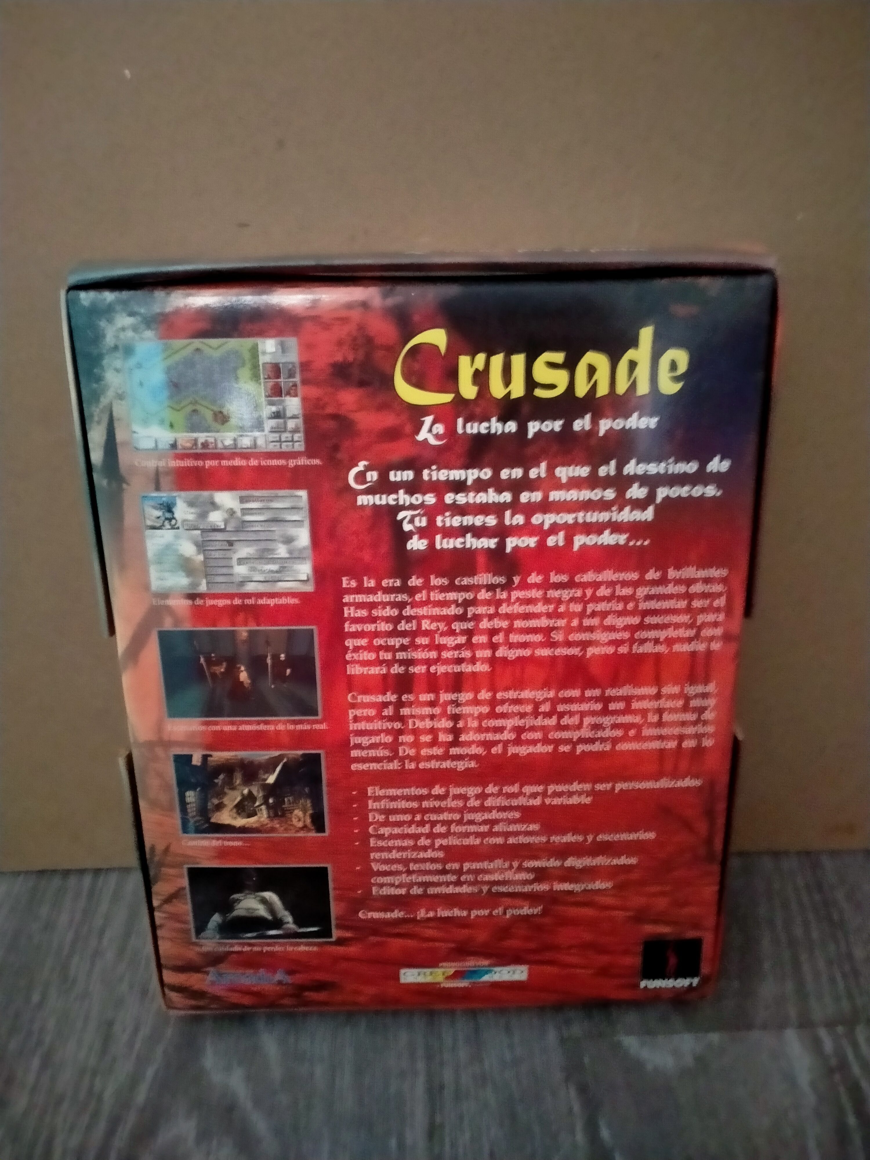 Imagen documental 2 de Crusade: La lucha por el poder, formato Big Box, para Windows 95, Windows 98