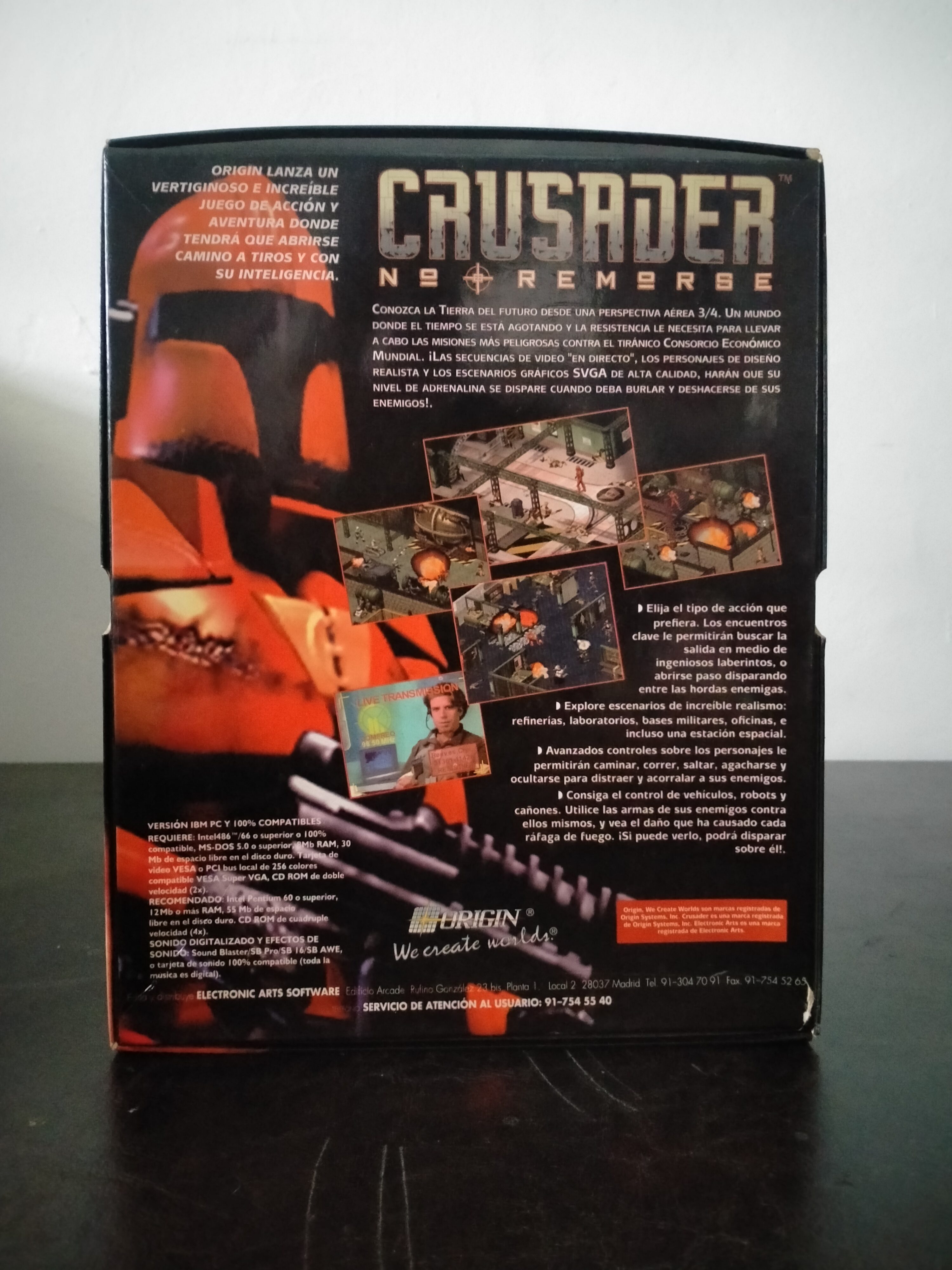 Imagen documental 2 de Crusader: No Remorse, formato Big Box, para MS-DOS, Windows 95, Windows 98