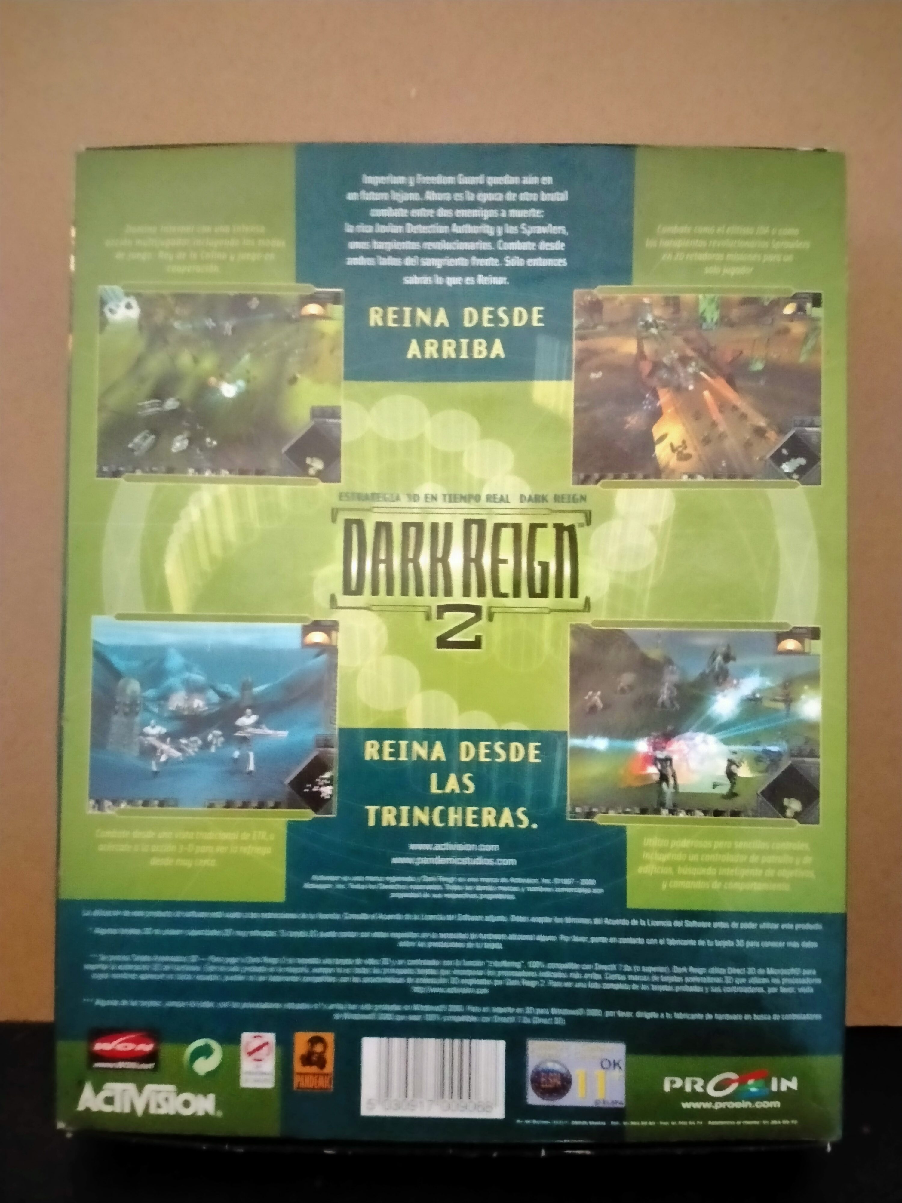 Imagen documental 2 de Dark Reign 2, formato Big Box, para Windows 95, Windows 98, Windows Me