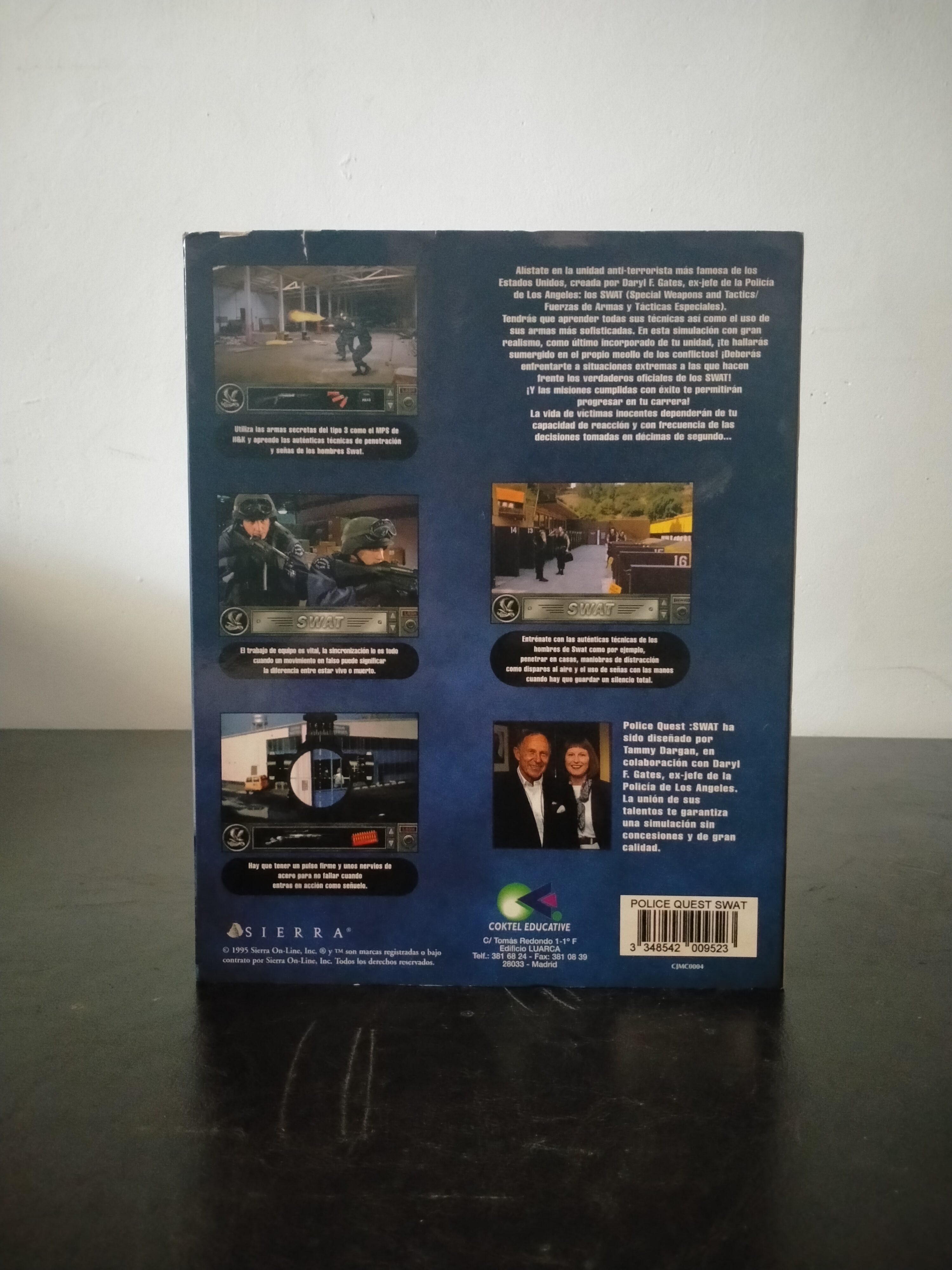 Imagen documental 2 de Daryl F. Gates' Police Quest: SWAT, formato Big Box, para MS-DOS, Win3.x, Windows 95