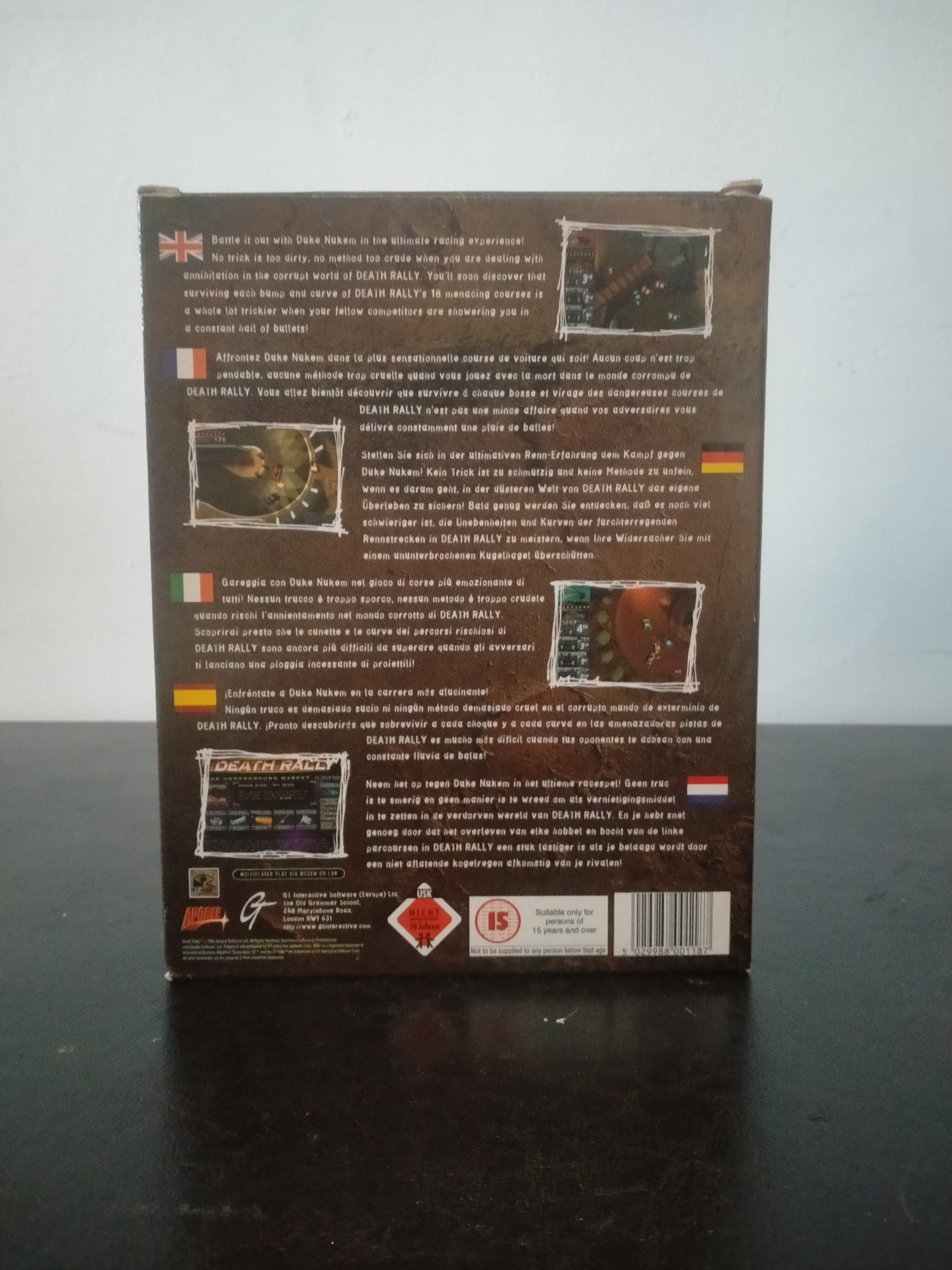 Imagen documental 2 de Death Rally, formato Big Box, para MS-DOS