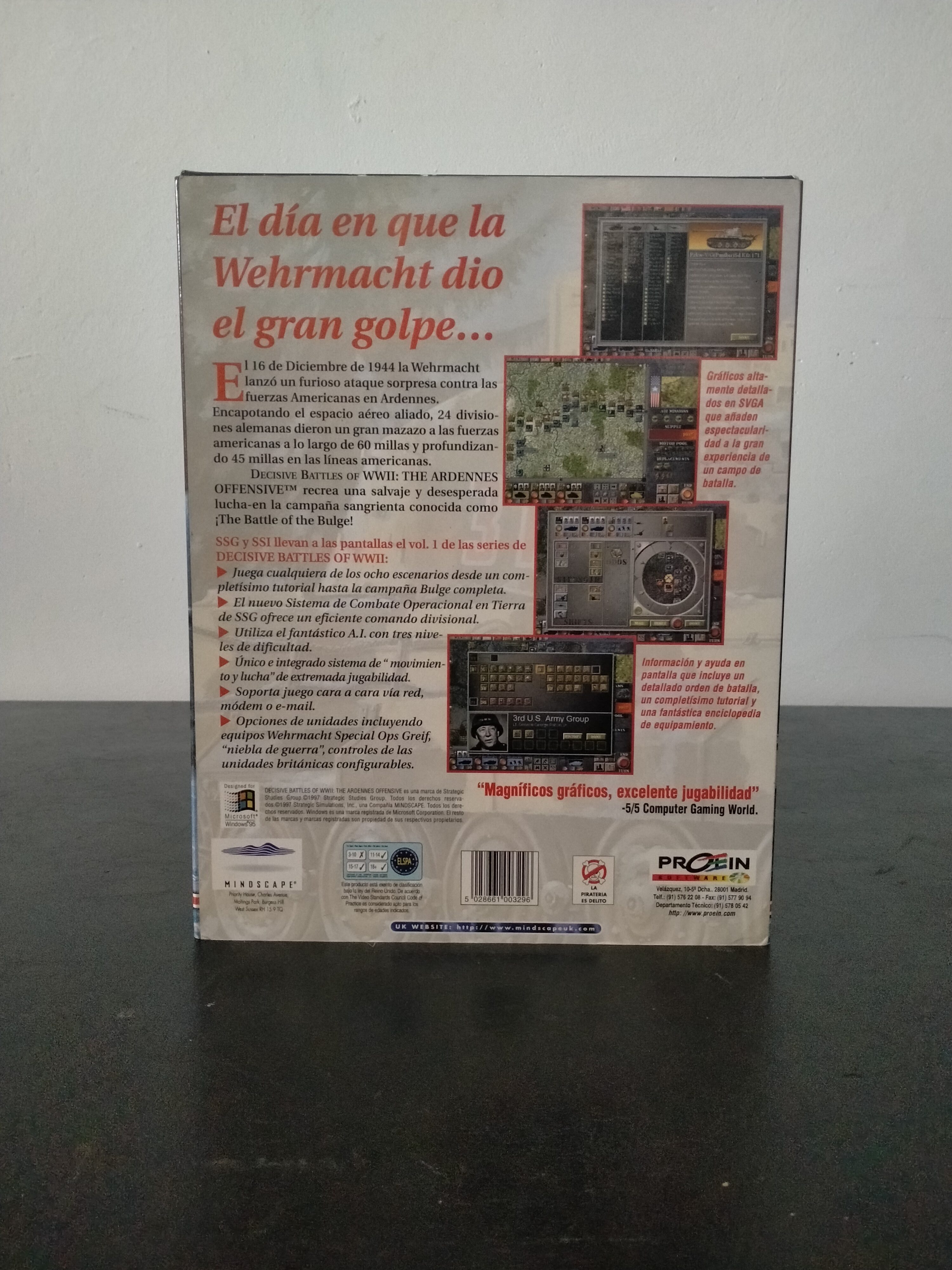 Imagen documental 2 de Decisive Battles of WWII: The Ardennes Offensive, formato Big Box, para Windows 95