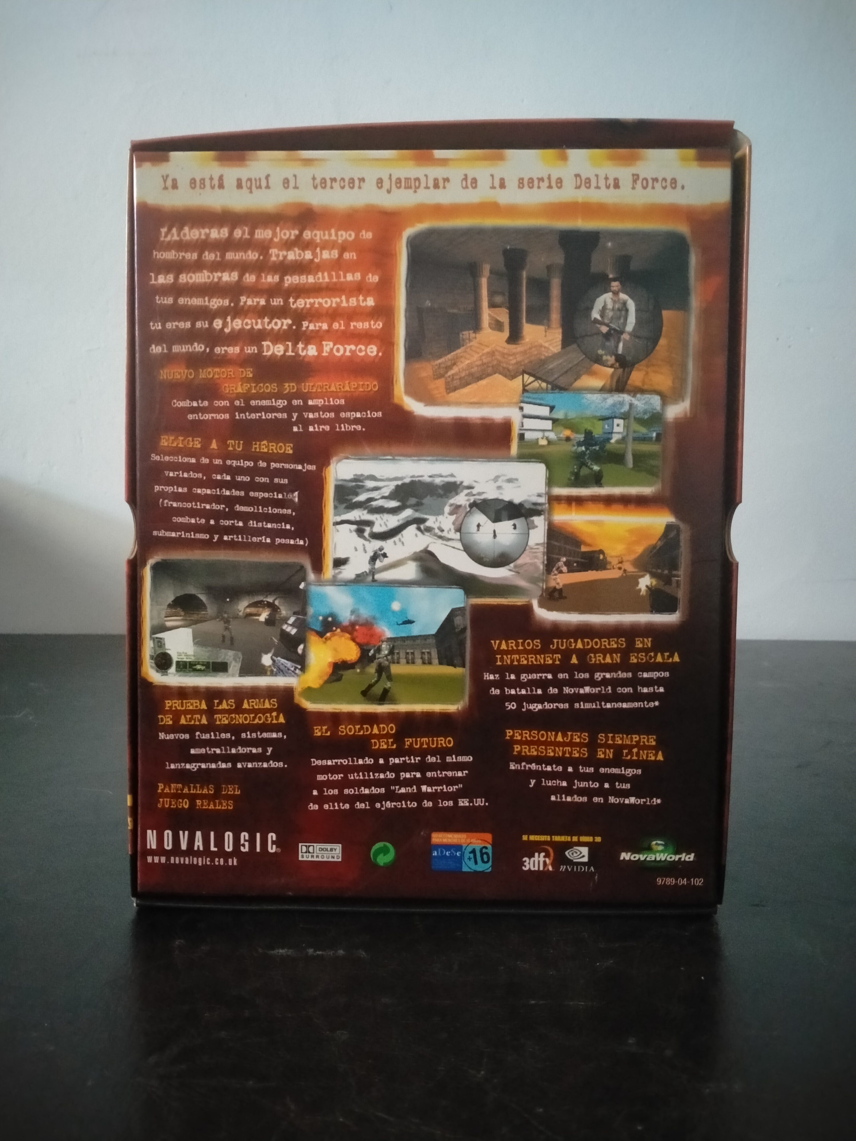 Imagen documental 2 de Delta Force: Land Warrior, formato Big Box, para Windows 95, Windows 98