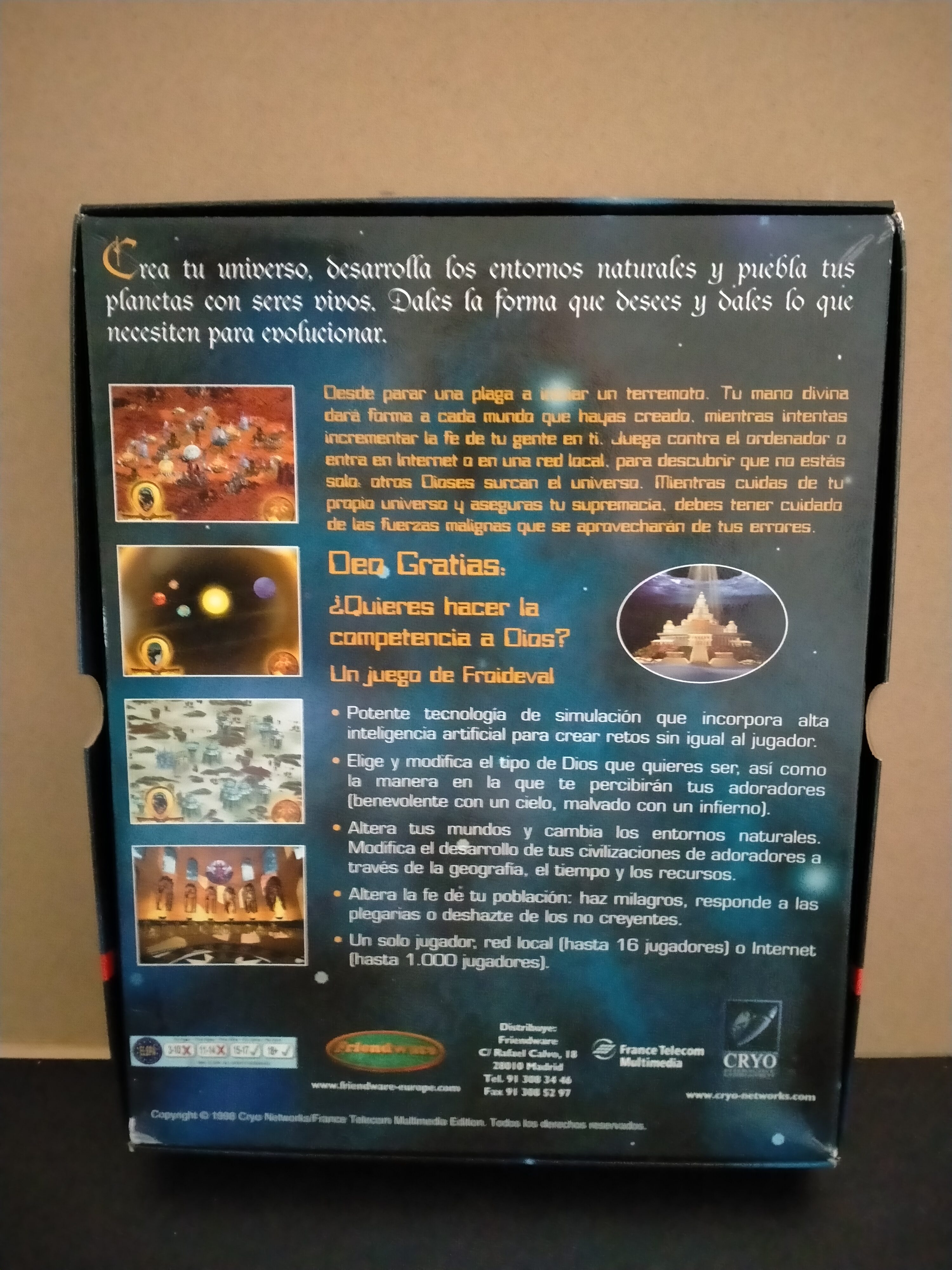 Imagen documental 2 de Deo Gratias, formato Big Box, para Windows 95, Windows 98, Win2000