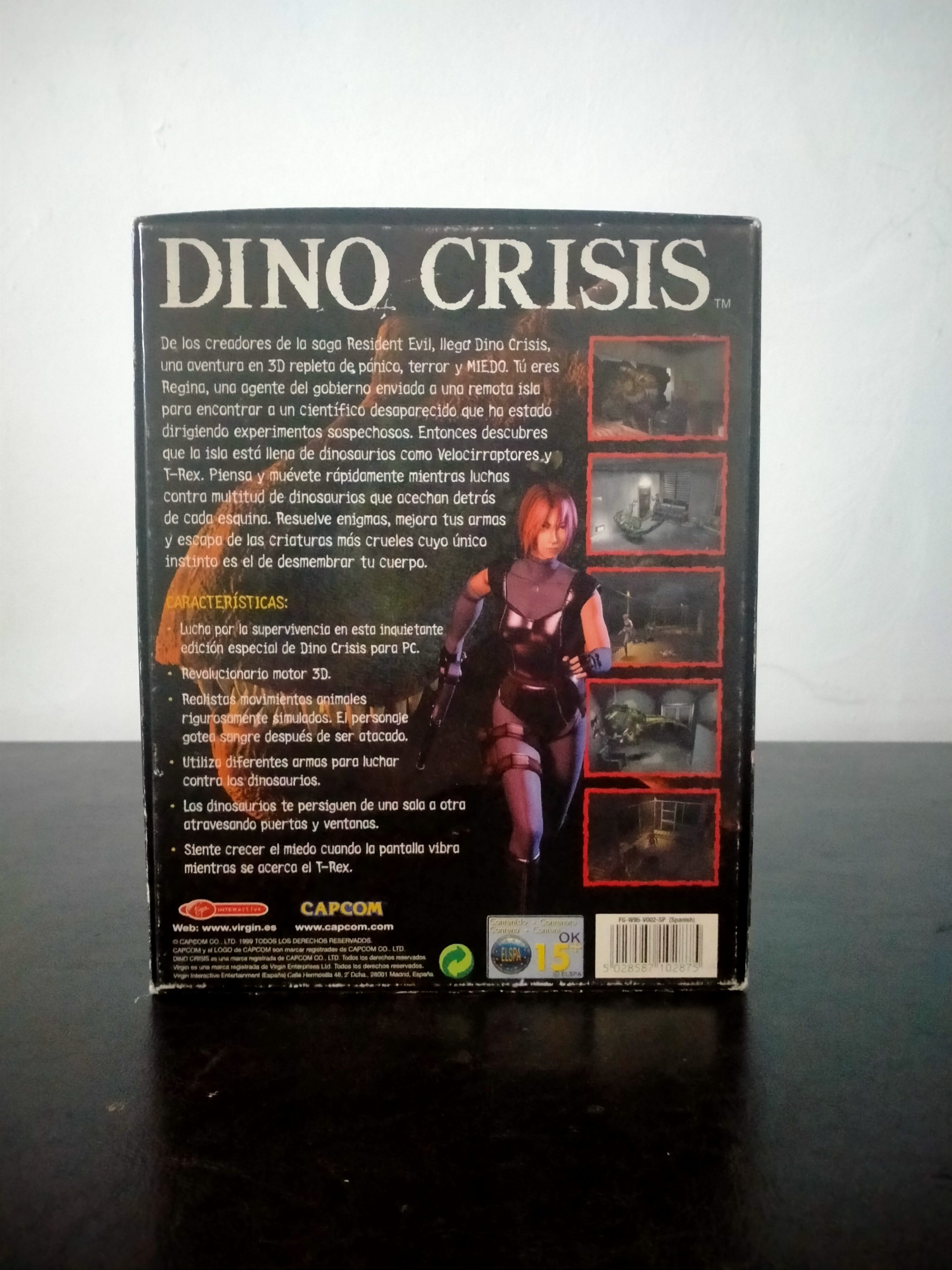 Imagen documental 2 de Dino Crisis, formato Big Box, para Windows 95, Windows 98
