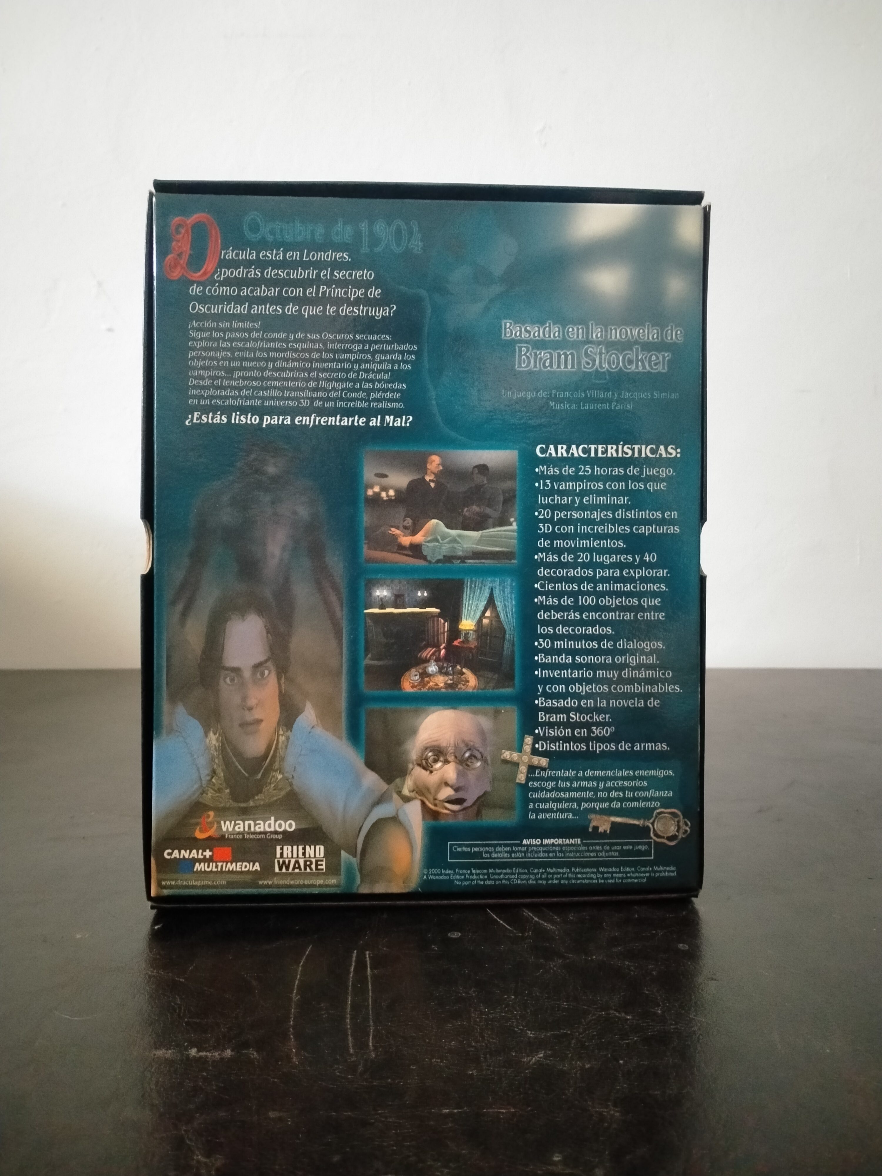 Imagen documental 2 de Drácula II: El último santuario, formato Big Box, para Windows 95, Windows 98, Windows Me