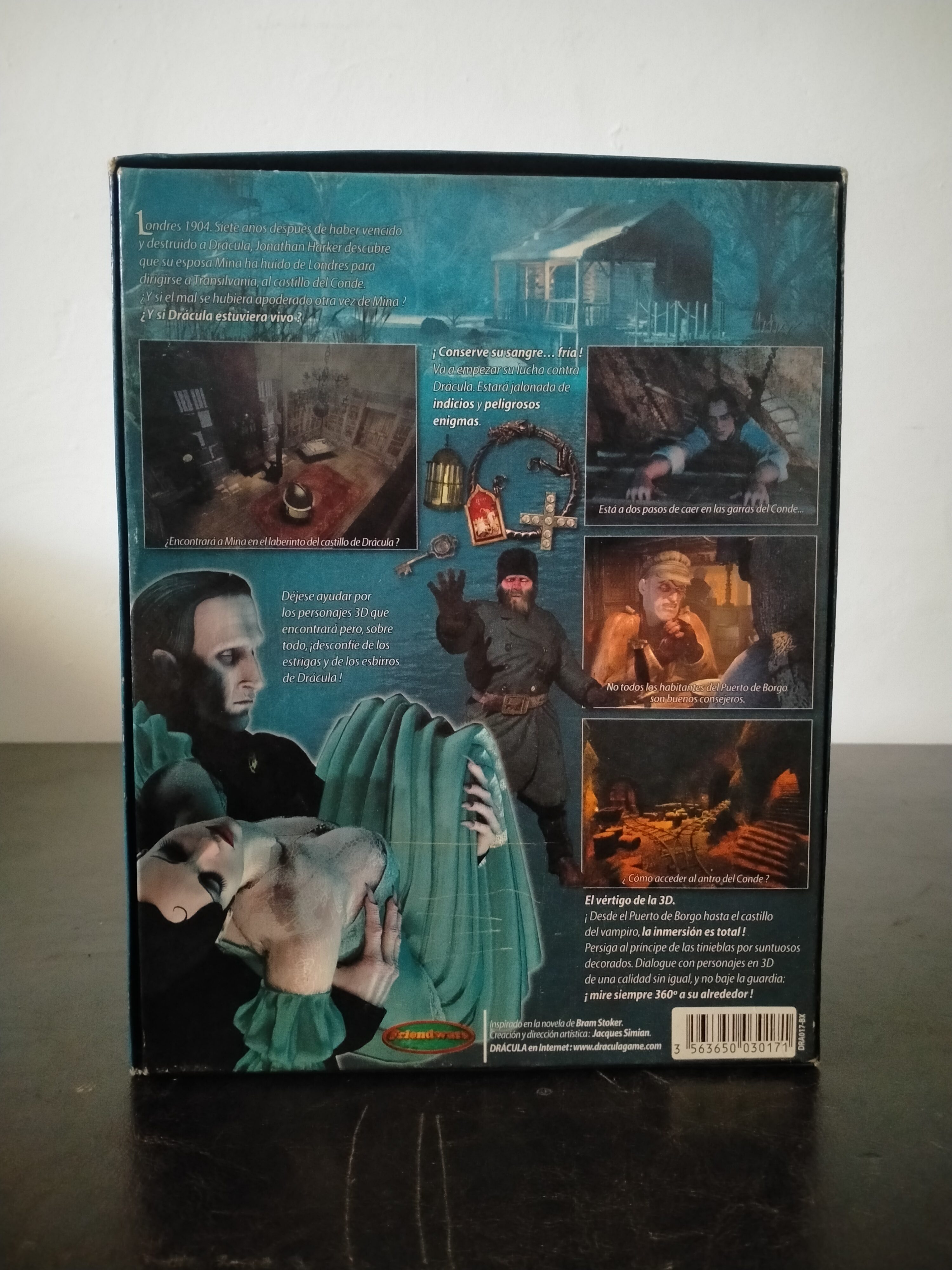 Imagen documental 2 de Drácula: Resurrección, formato Big Box, para Windows 95, Windows 98