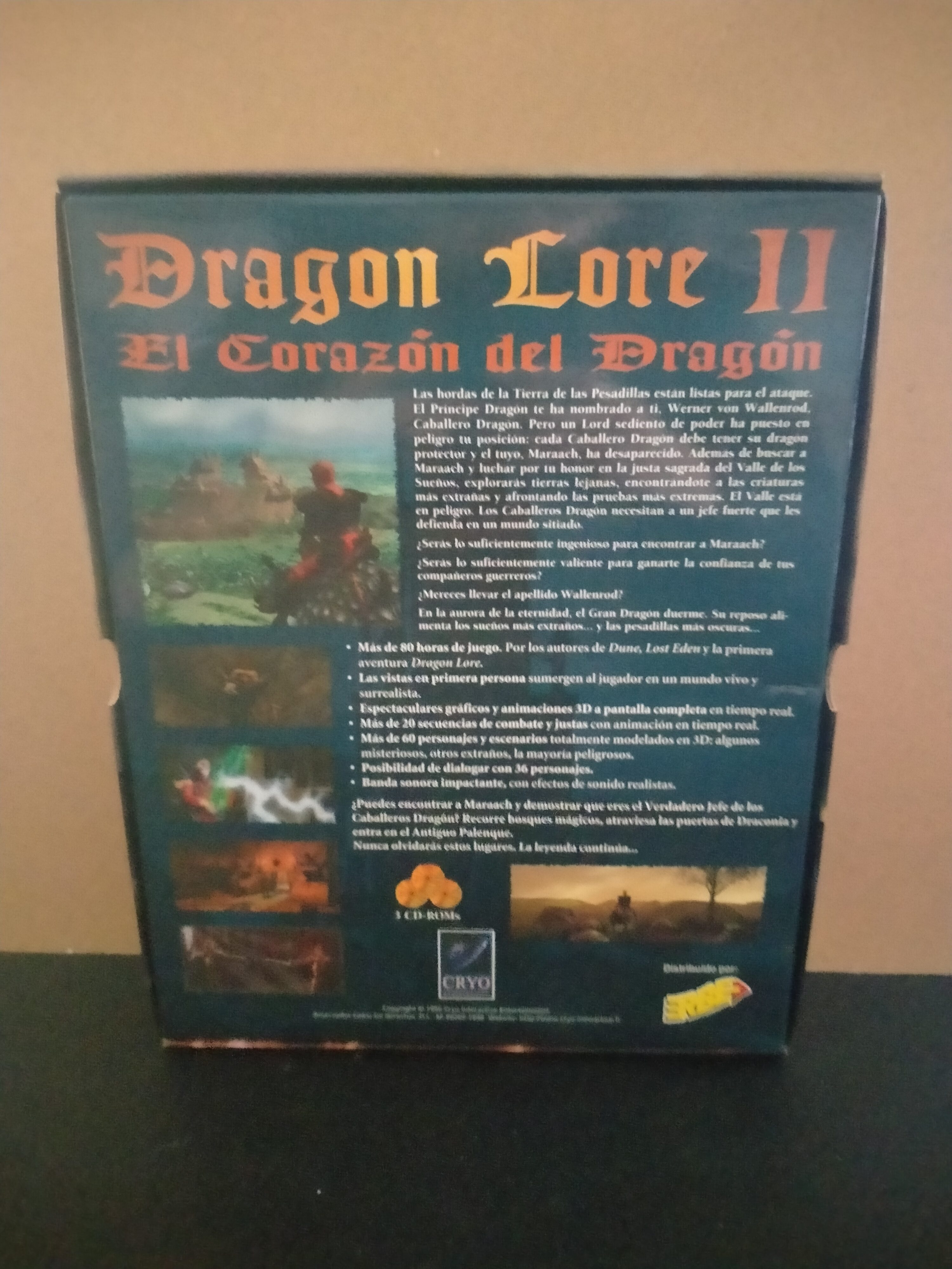 Imagen documental 2 de Dragon Lore II: El Corazón del Dragón, formato Big Box, para MS-DOS, Win3.x, Windows 95