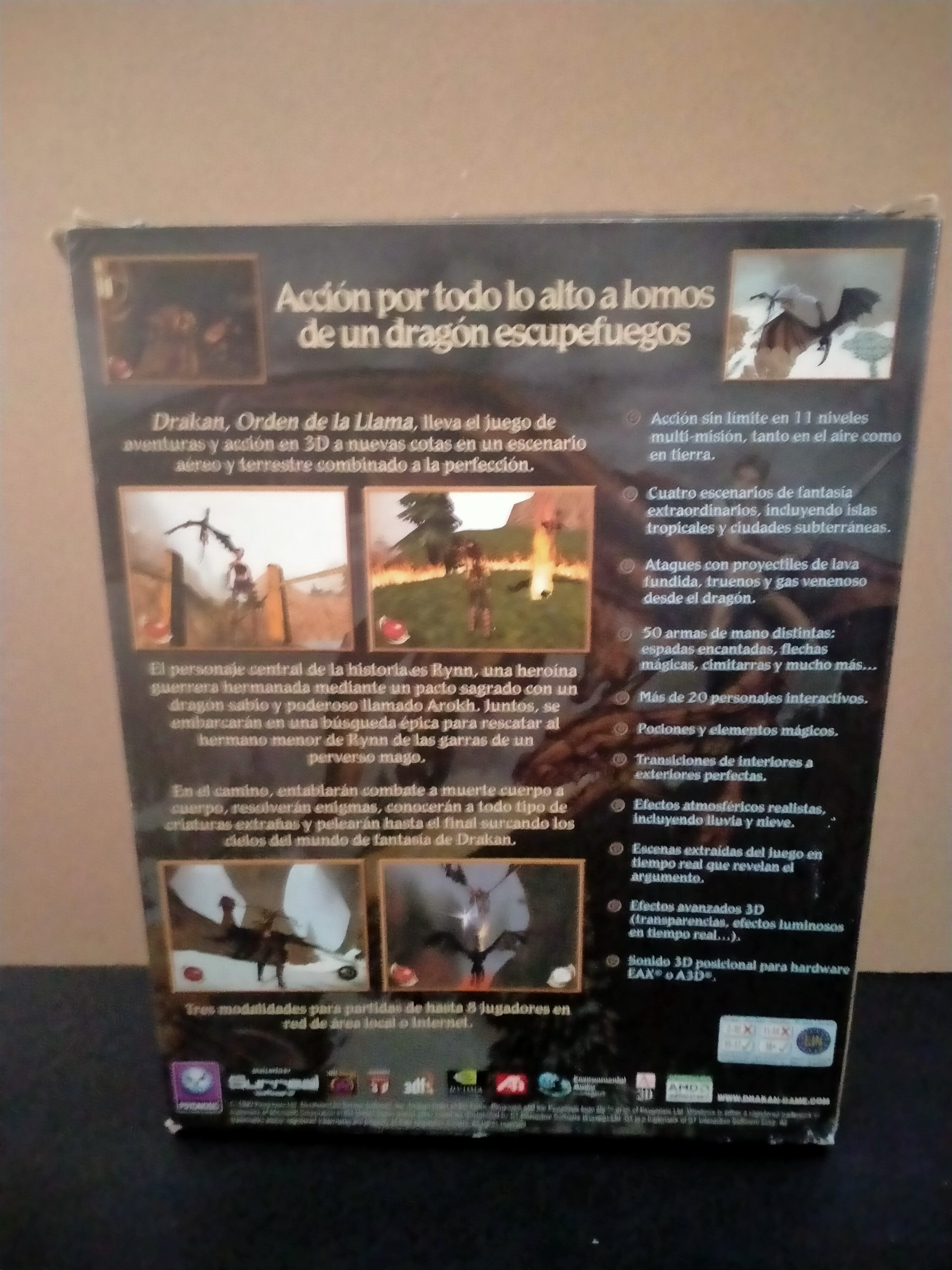 Imagen documental 2 de Drakan: Order of the Flame, formato Big Box, para Windows 95, Windows 98, Windows Me