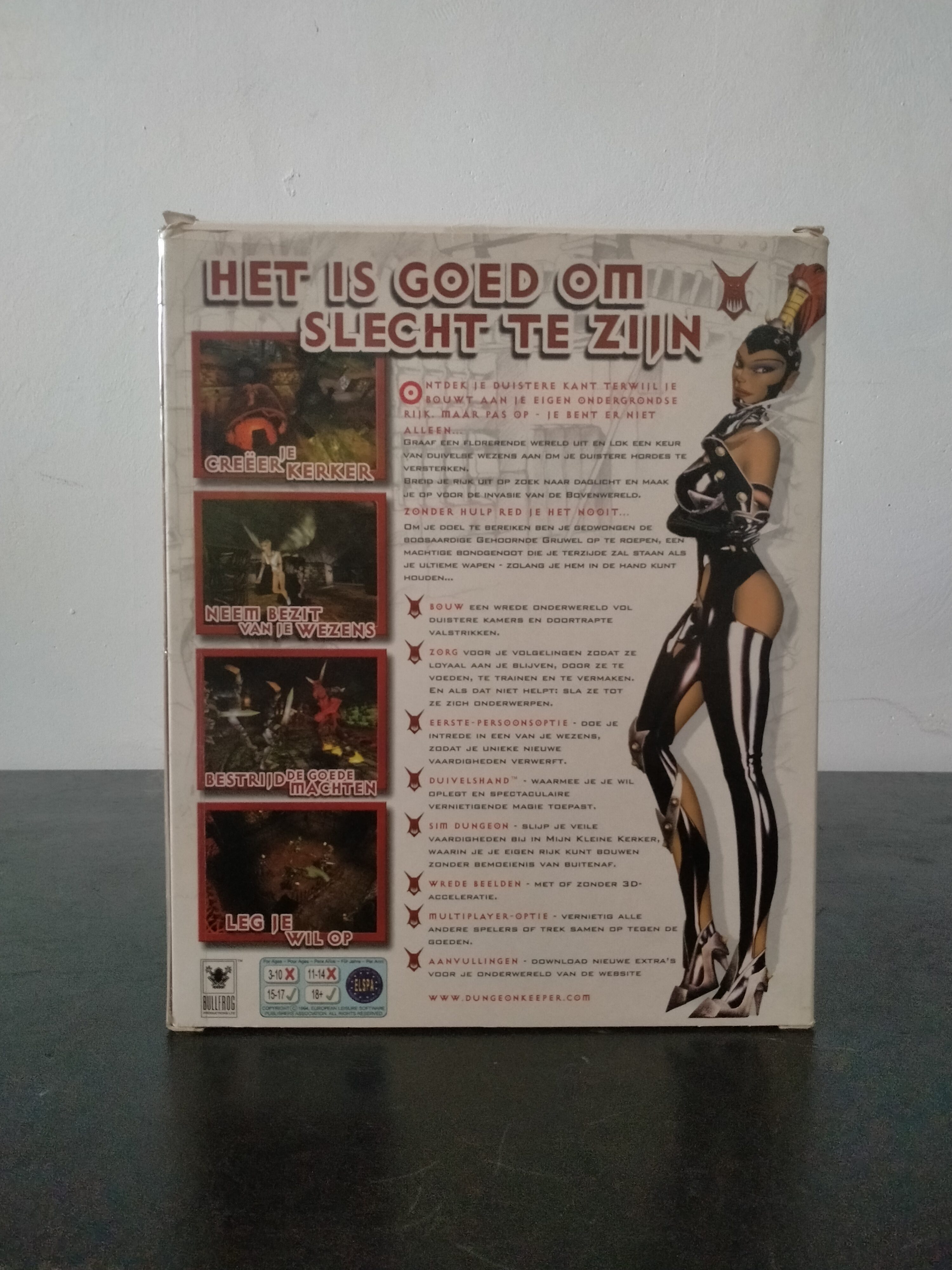 Imagen documental 2 de Dungeon Keeper 2, formato Big Box, para Windows 95, Windows 98