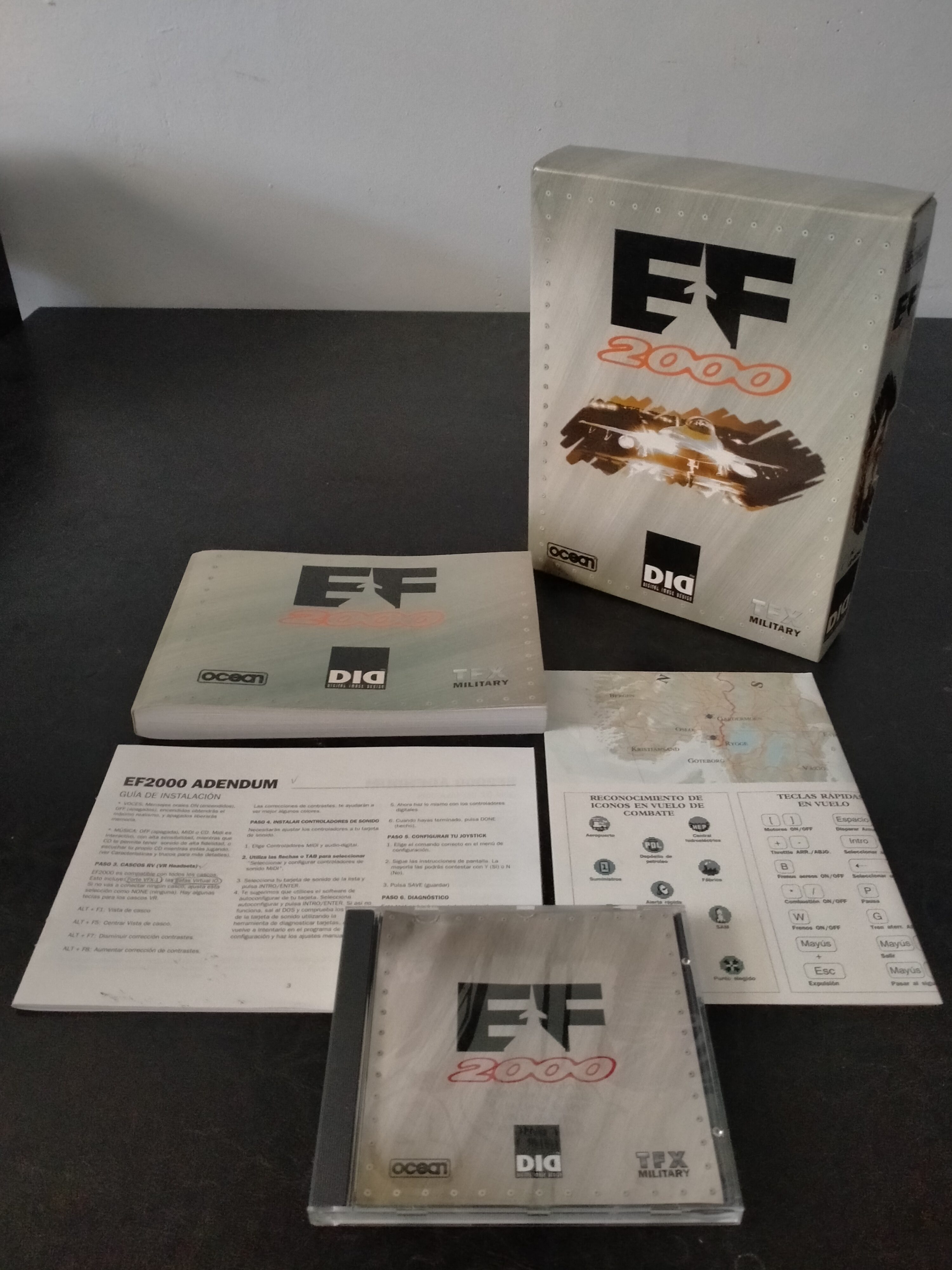 Imagen documental 3 de EF2000, formato Big Box, para MS-DOS