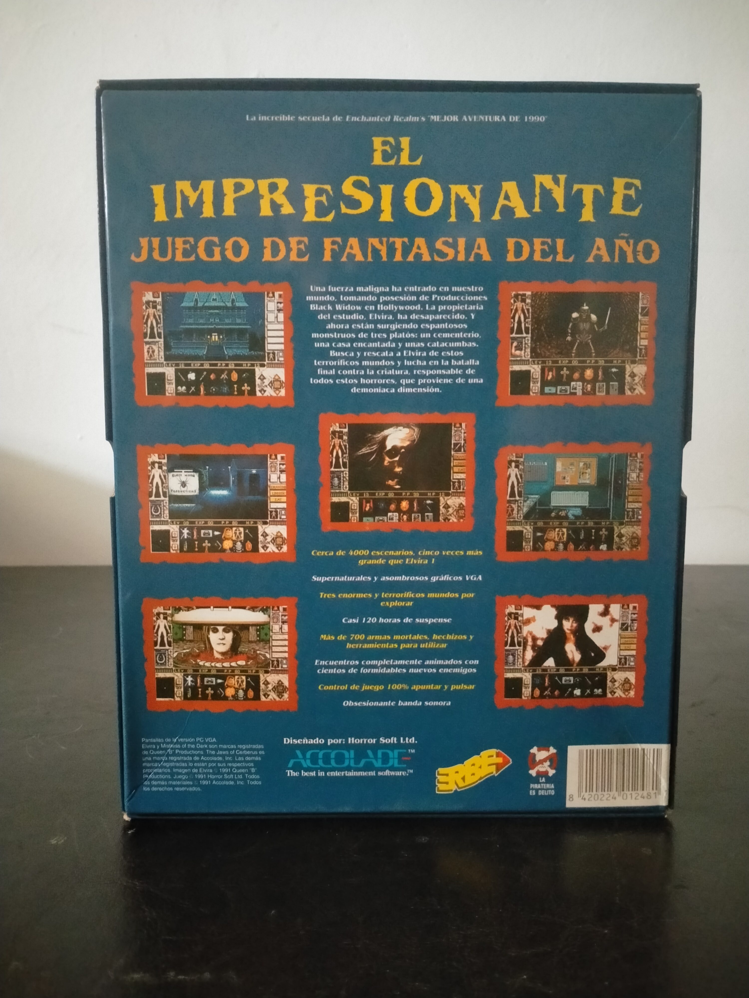 Imagen documental 2 de Elvira II: The Jaws of Cerberus, formato Big Box, para MS-DOS