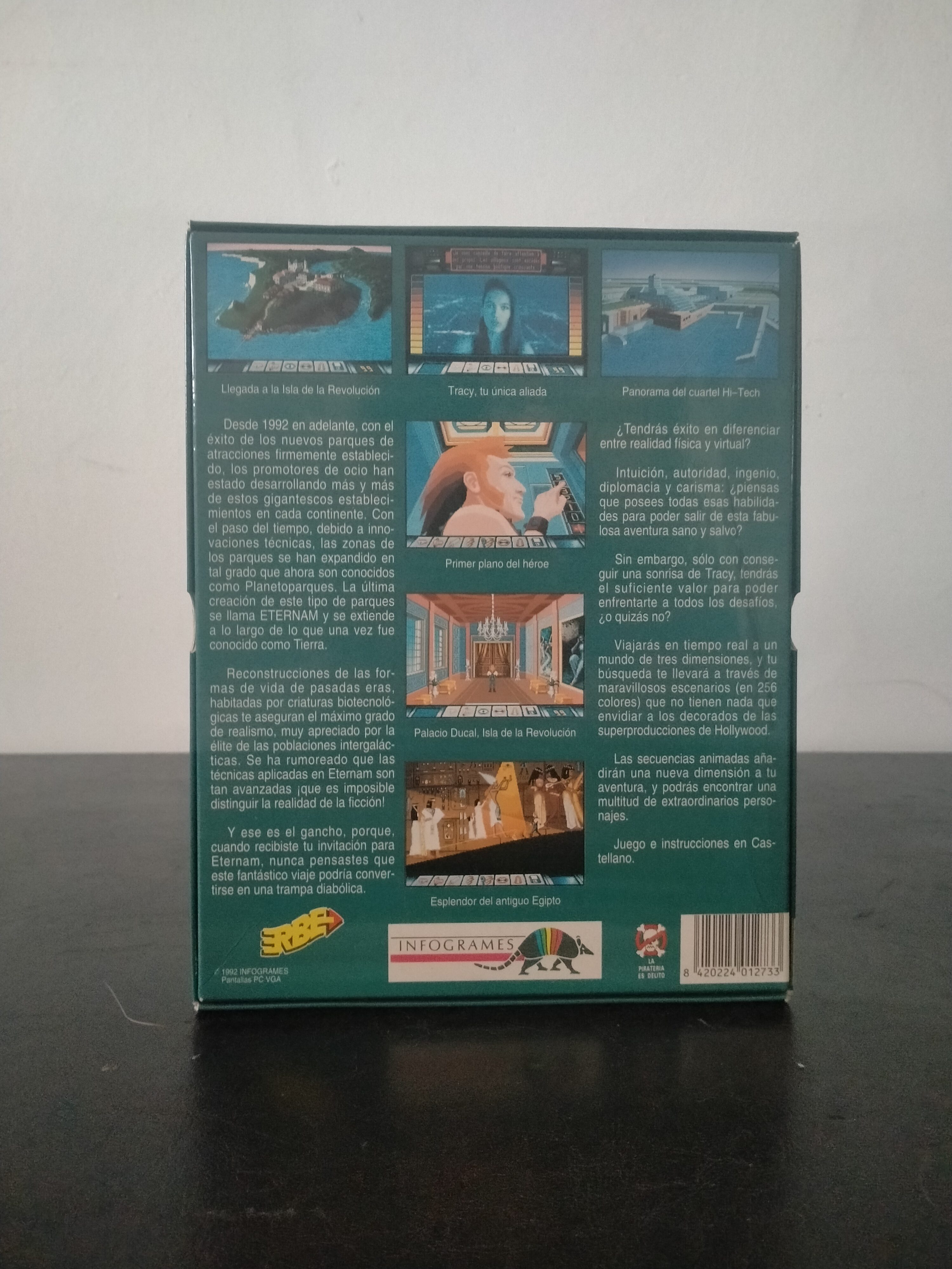 Imagen documental 2 de Eternam, formato Big Box, para MS-DOS