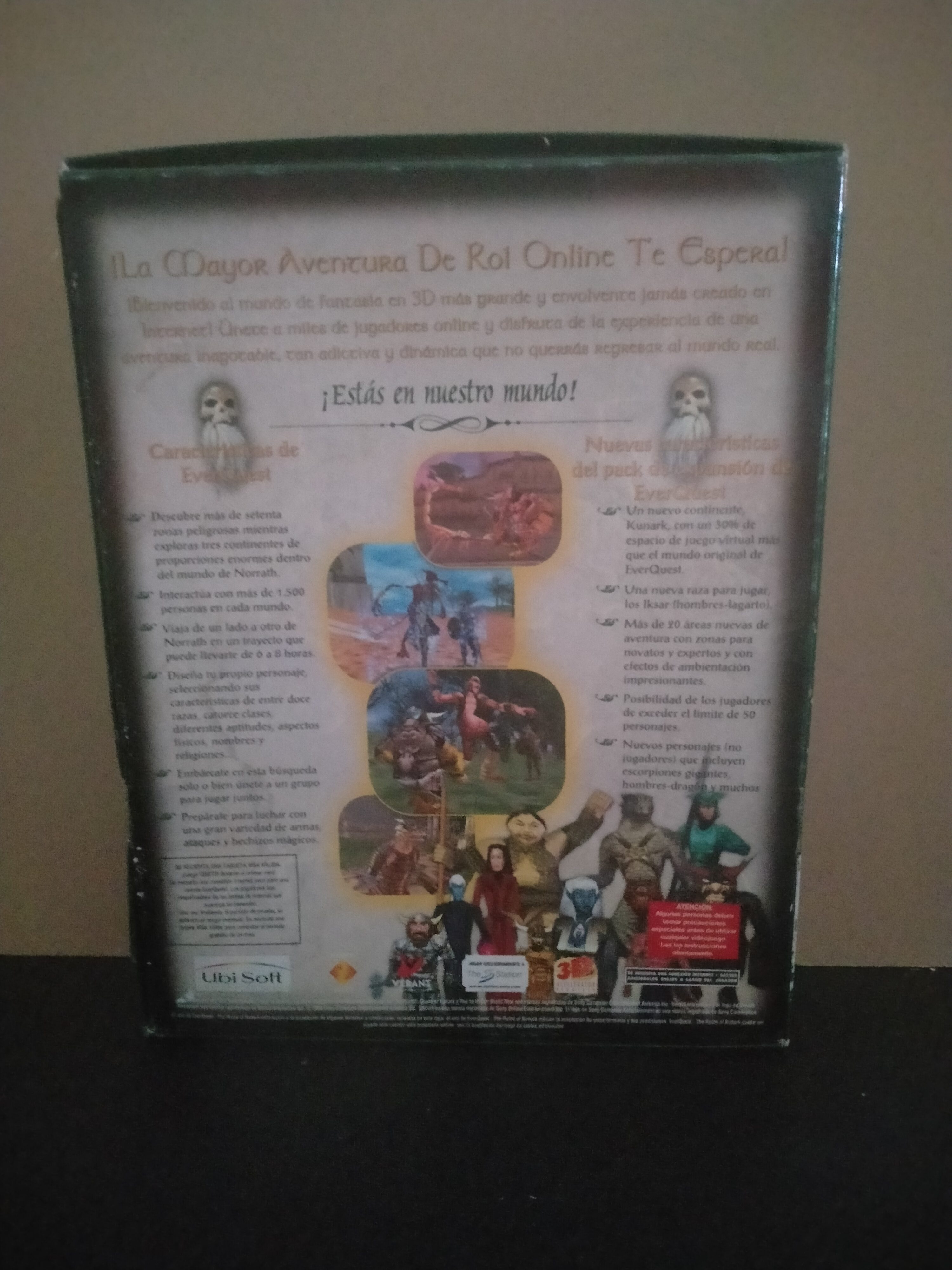 Imagen documental 2 de EverQuest: The Ruins of Kunark, formato Big Box, para Windows 95, Windows 98, Windows Me
