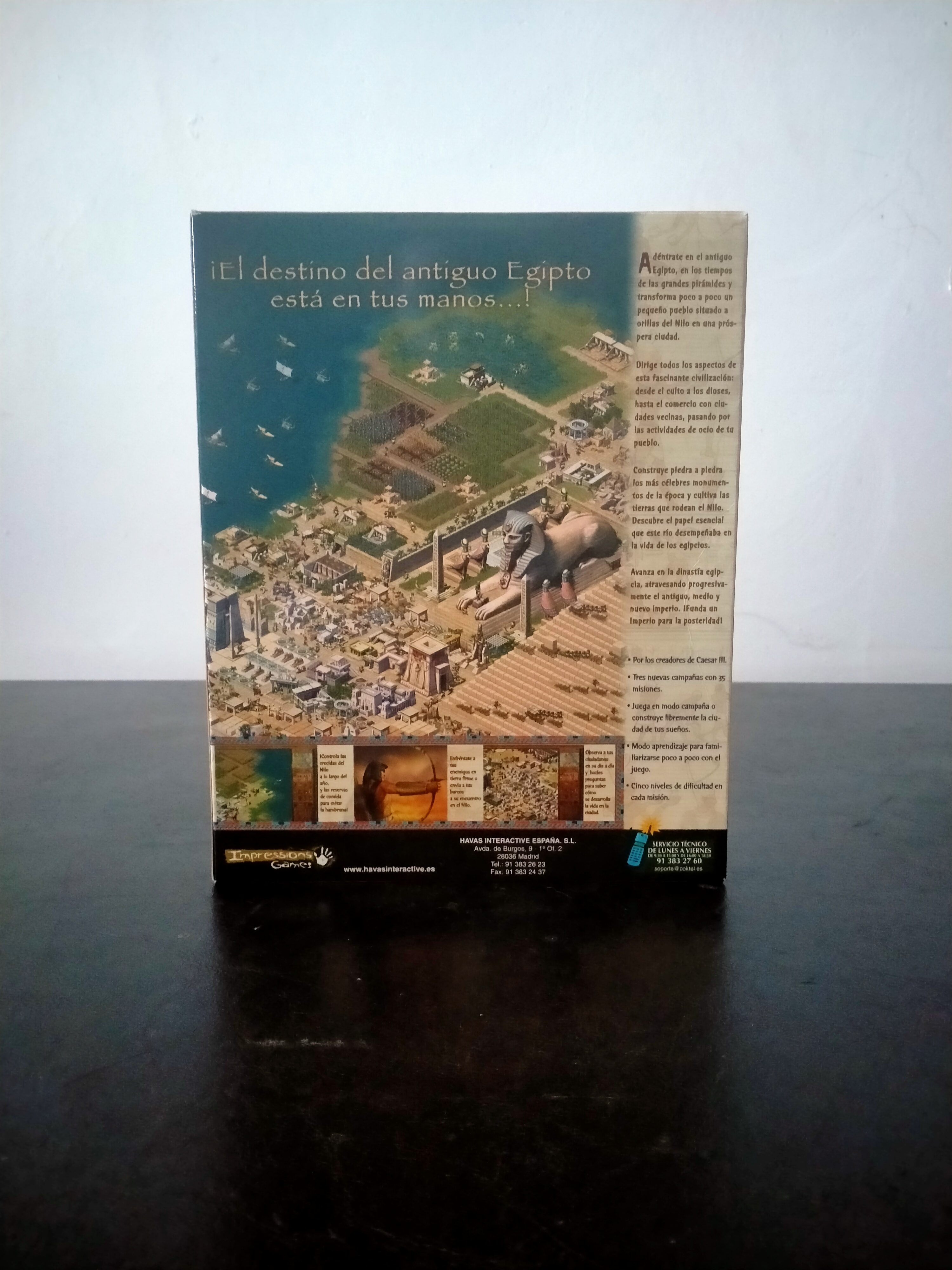 Imagen documental 2 de Faraón, formato Big Box, para Windows 95, Windows 98