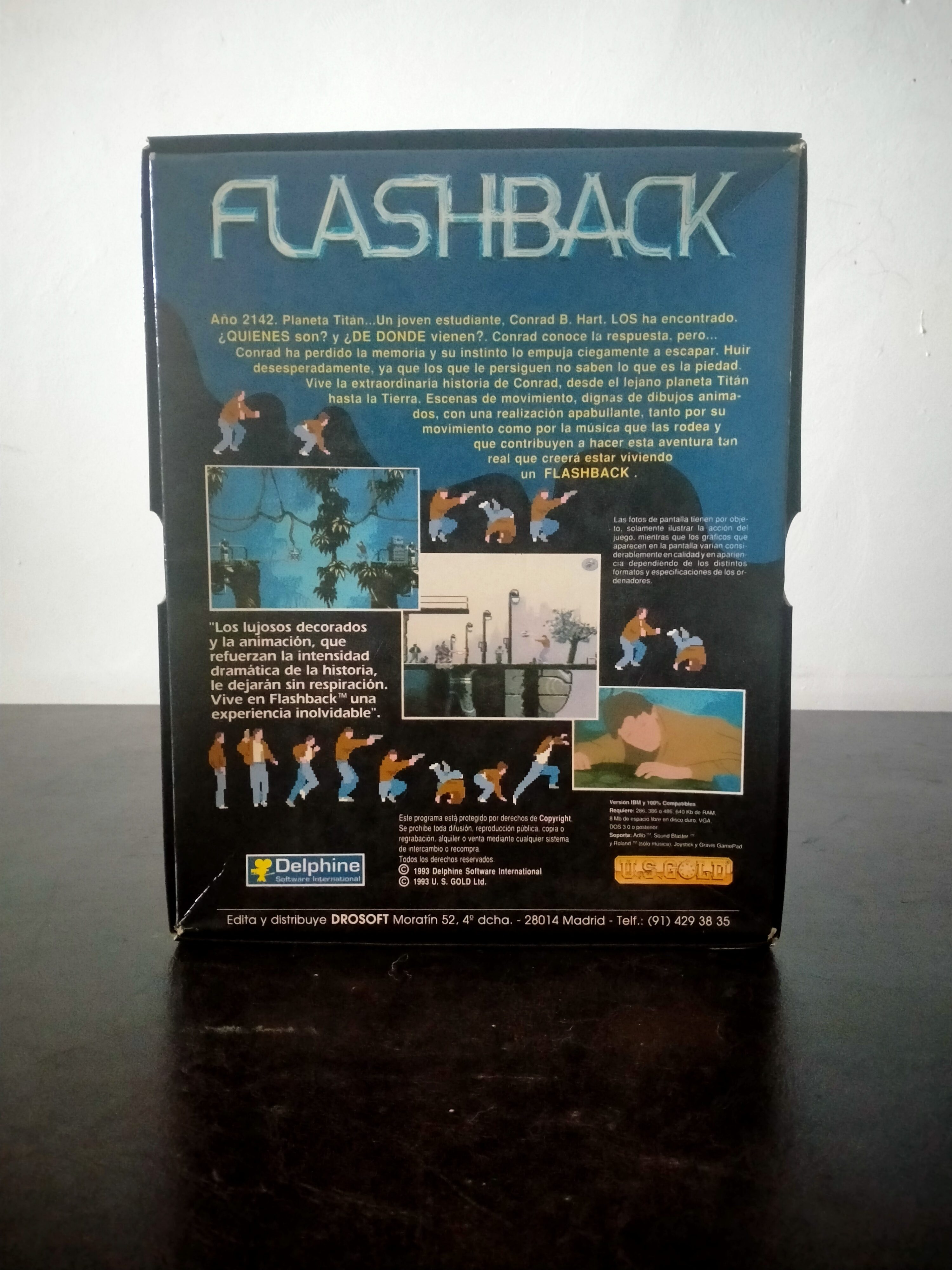 Imagen documental 2 de Flashback, formato Big Box, para MS-DOS