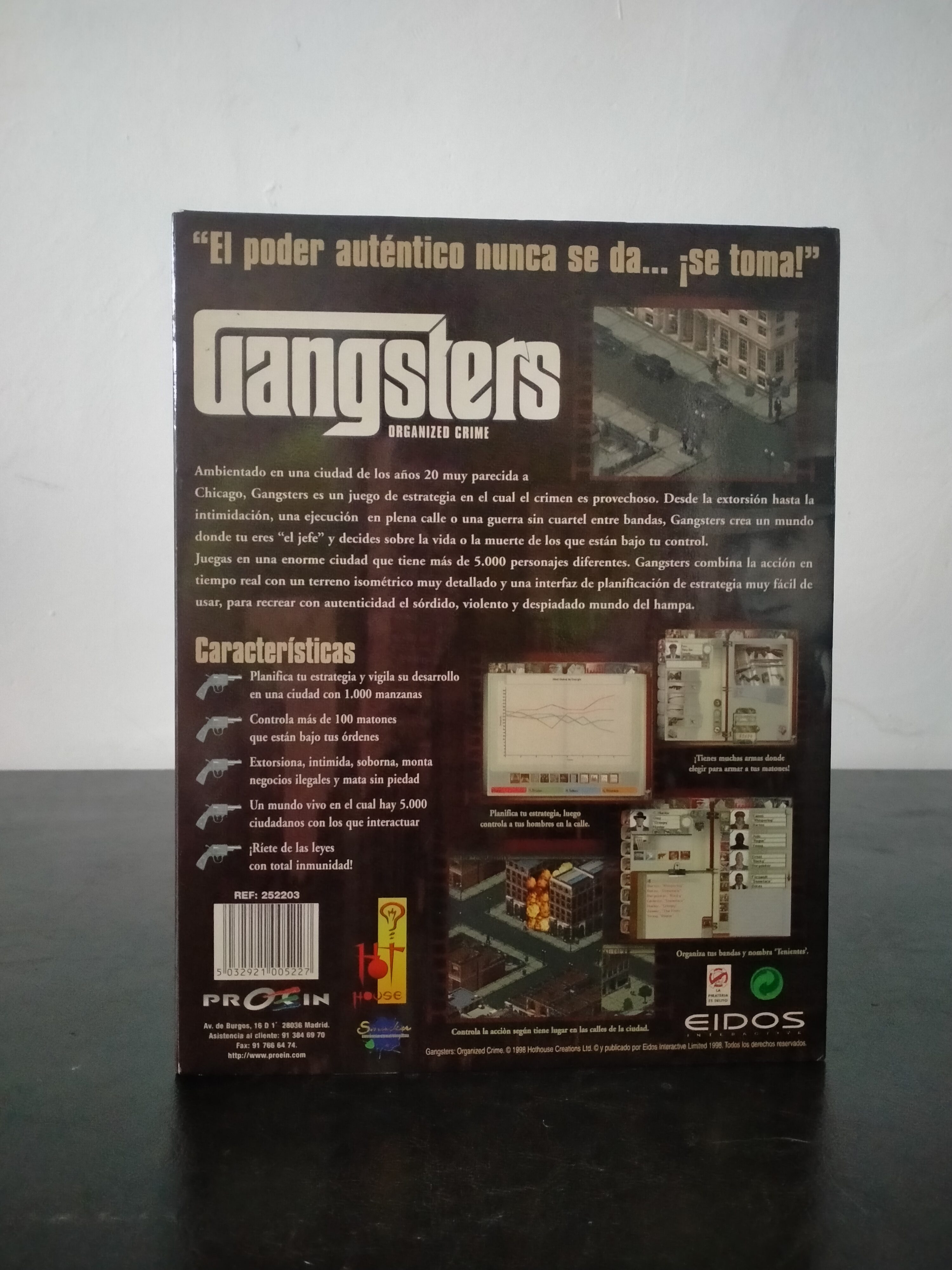 Imagen documental 2 de Gangsters: Organized Crime, formato Big Box, para Windows 95, Windows 98